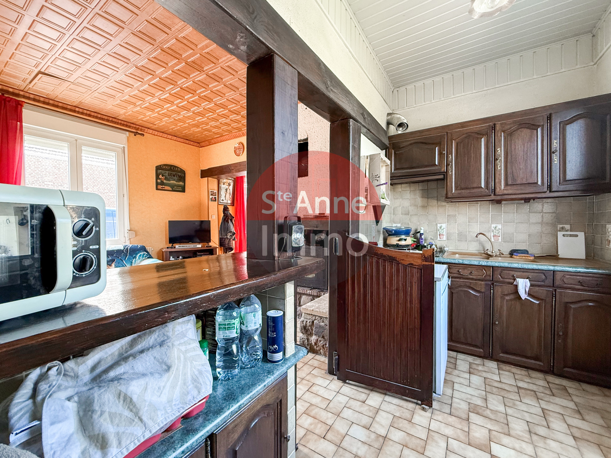 Immo80 – L'immobilier à Amiens et dans la Somme-HATTENCOURT – MAISON INDIVIDUELLE – AUTONOMIE DE PLAIN PIED – 4 CHAMBRES – JARDIN – DEPENDANCES – CAVE