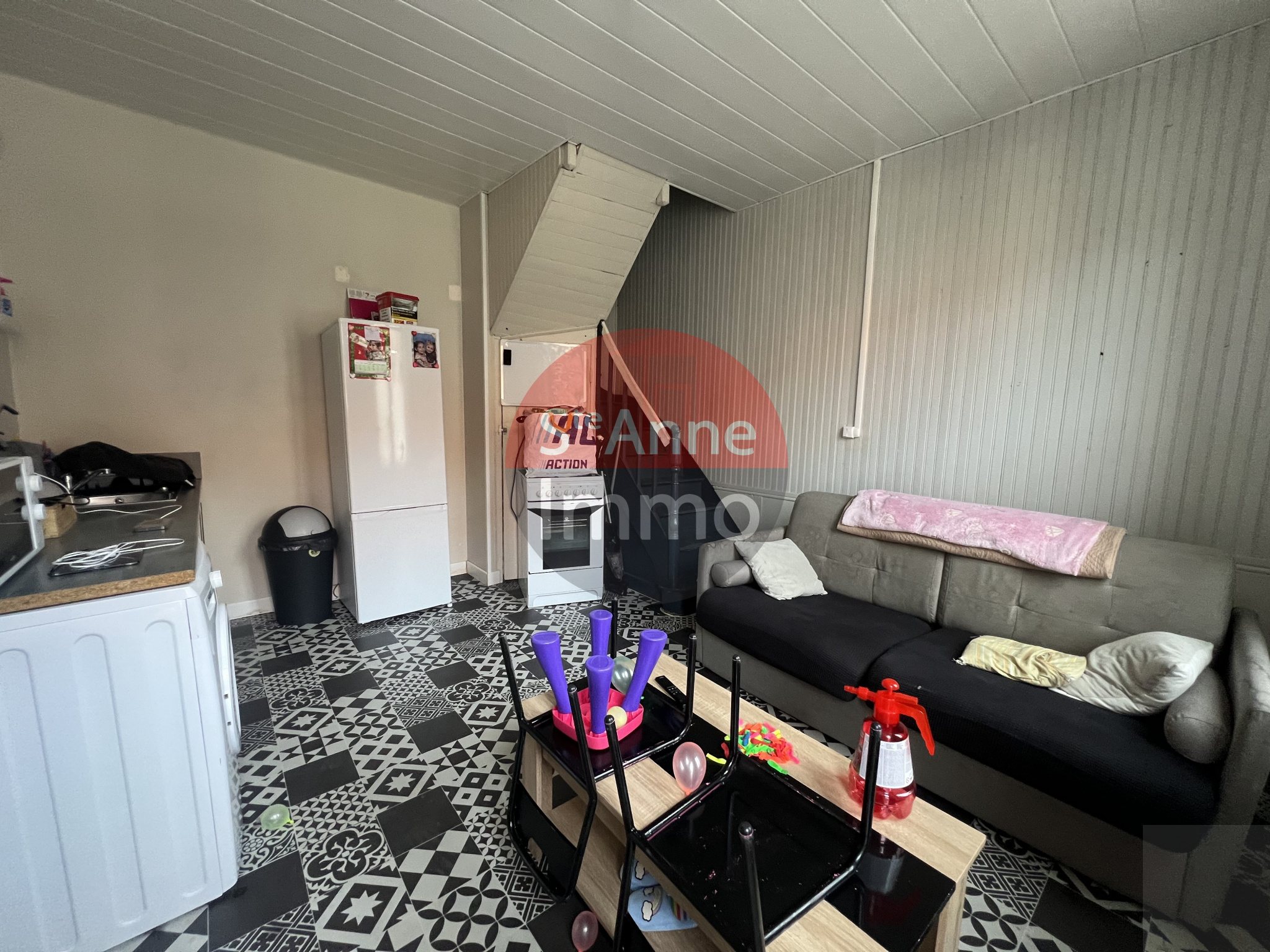 Immo80 – L'immobilier à Amiens et dans la Somme-AMIENS – QUARTIER PETIT SAINT JEAN –  ENSEMBLE IMMOBILIER 2 MAISONS LOUES – 8% DE RENTABILITÉ – COUR COMMUNE –