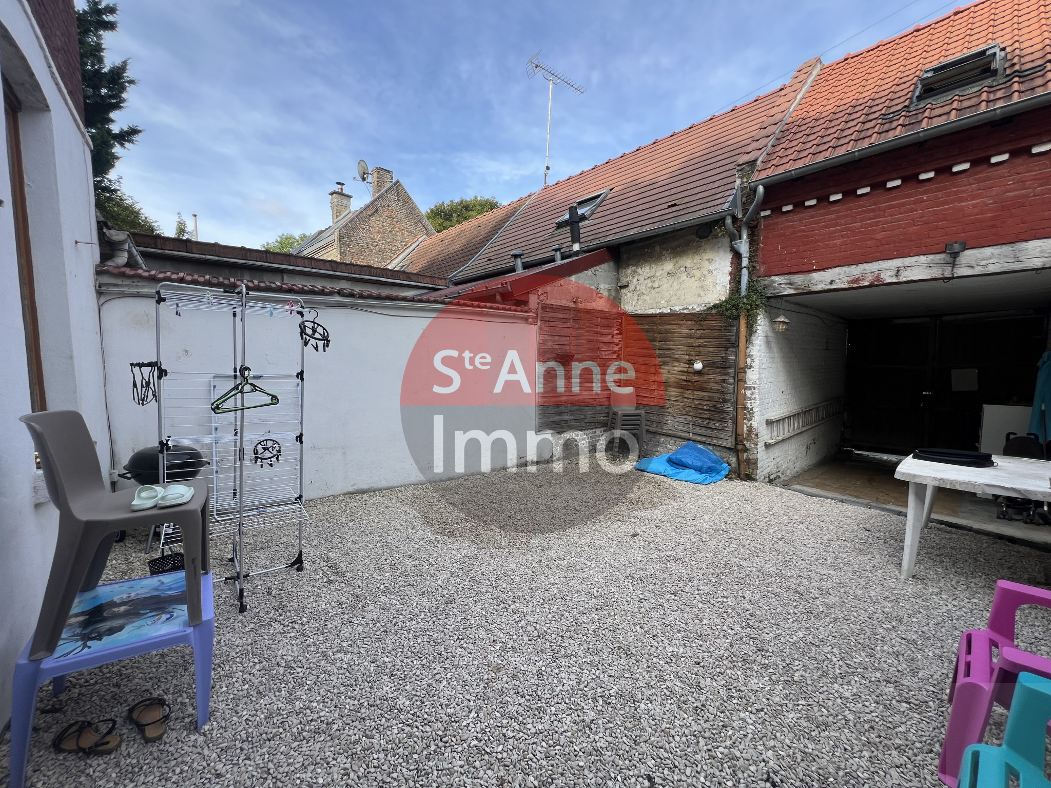 Immo80 – L'immobilier à Amiens et dans la Somme-AMIENS – QUARTIER PETIT SAINT JEAN –  ENSEMBLE IMMOBILIER 2 MAISONS LOUES – 8% DE RENTABILITÉ – COUR COMMUNE –