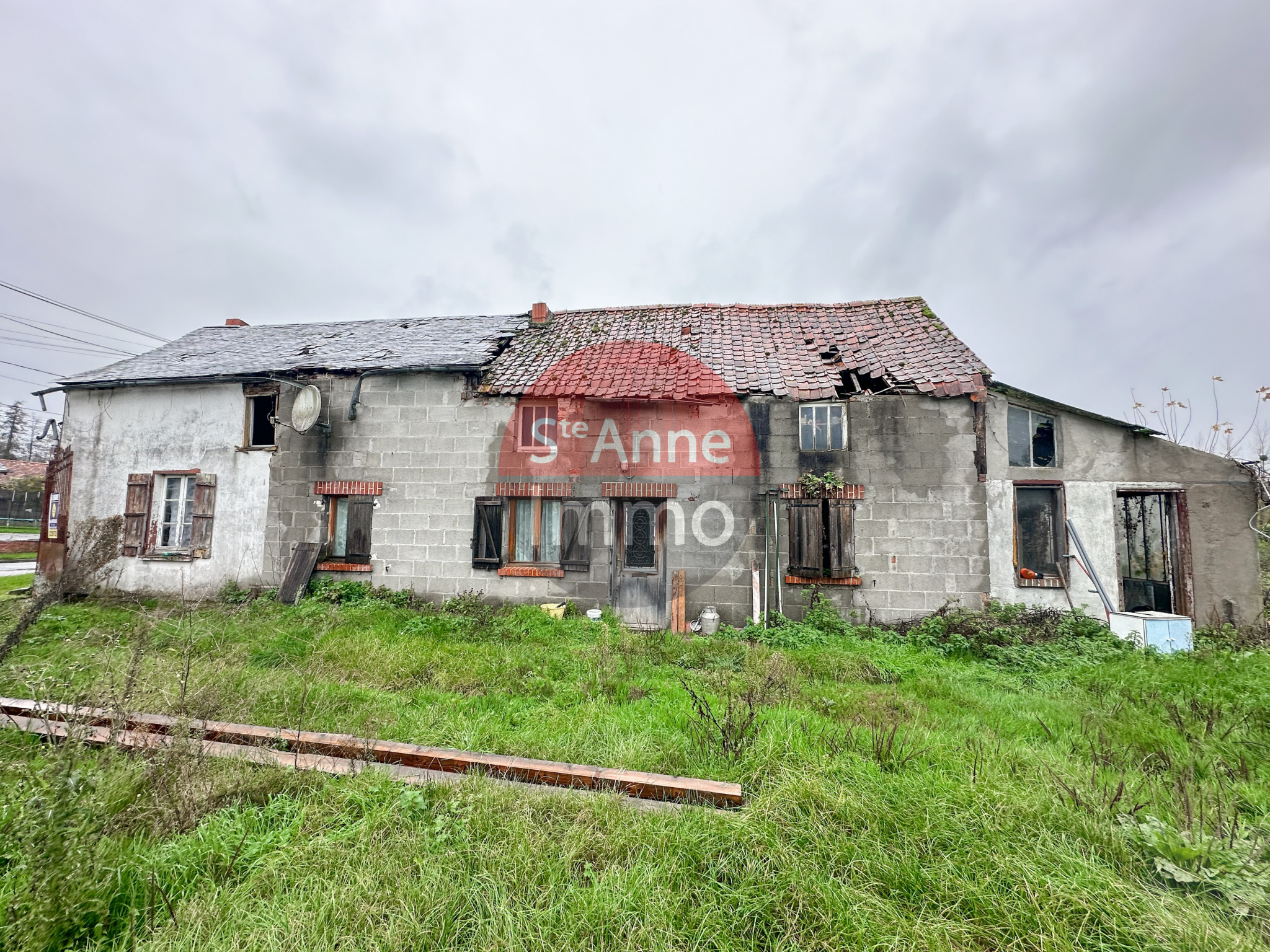 Immo80 – L'immobilier à Amiens et dans la Somme-FAMECHON – MAISON – TRAVAUX A PREVOIR – JARDIN