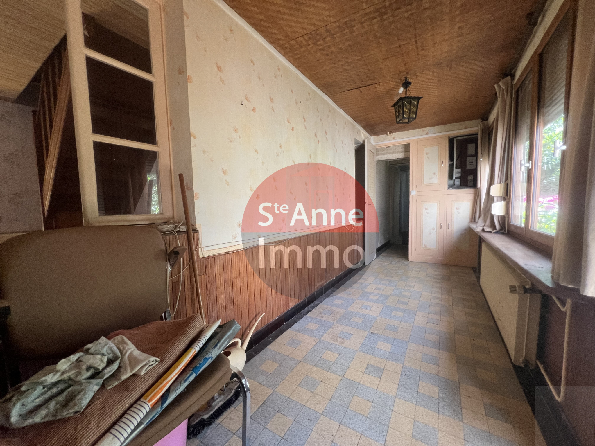 Immo80 – L'immobilier à Amiens et dans la Somme-LE PLESSIER ROZAINVILLERS – PAVILLON INDIVIDUEL DE PLAIN PIED ELEVE SUR SOUS SOL COMPLET – 3 CHAMBRES – JARDIN