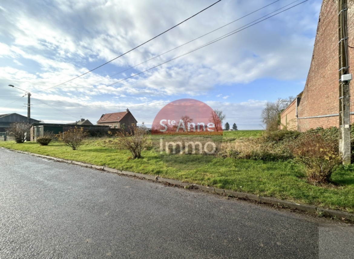 Immo80 – L'immobilier à Amiens et dans la Somme-PARVILLERS-LE-QUESNOY – TERRAIN A BATIR DE 3399m2