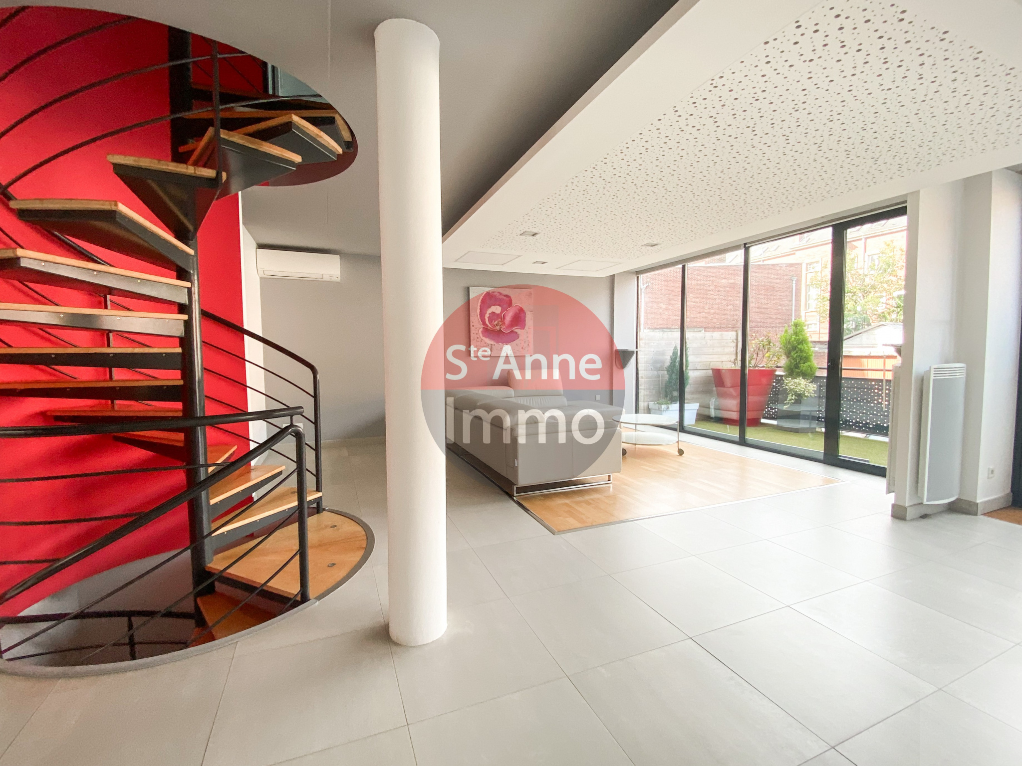 Immo80 – L'immobilier à Amiens et dans la Somme-AMIENS – CENTRE VILLE  – TRIPLEX 123m2 – 4 PIECES – TERRASSE – ANNEXES