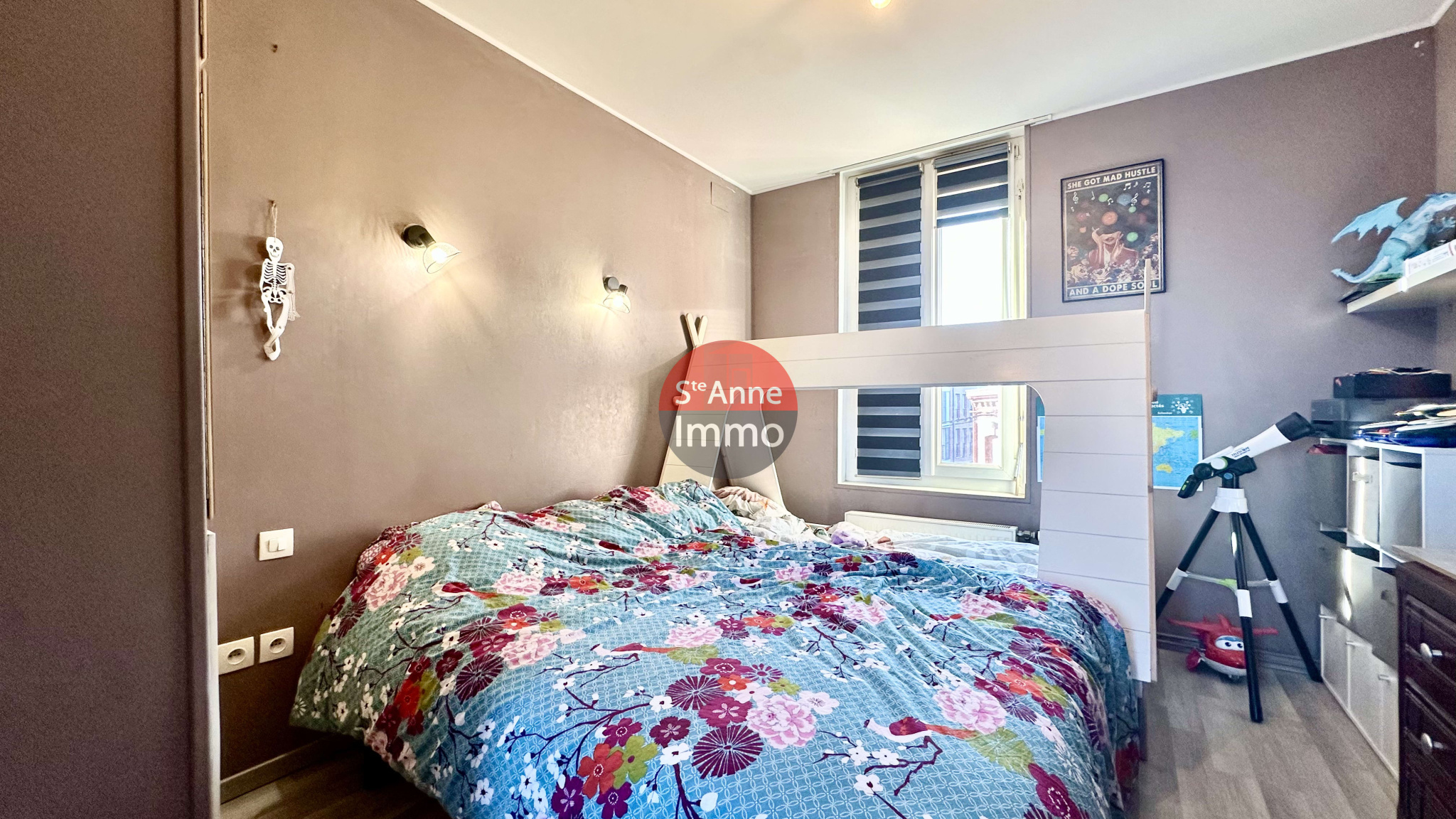 Immo80 – L'immobilier à Amiens et dans la Somme-AMIENOISE – QUARTIER SAINT-PIERRE – 48 M2 – 2 CHAMBRES – CAVE – COUR