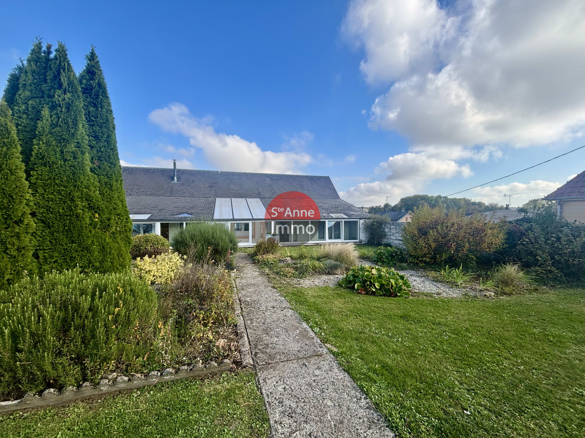 Immo80 – L'immobilier à Amiens et dans la Somme-HARPONVILLE – MAISON – 119 M2 – 3 CHAMBRES – GARAGE – PARKING...