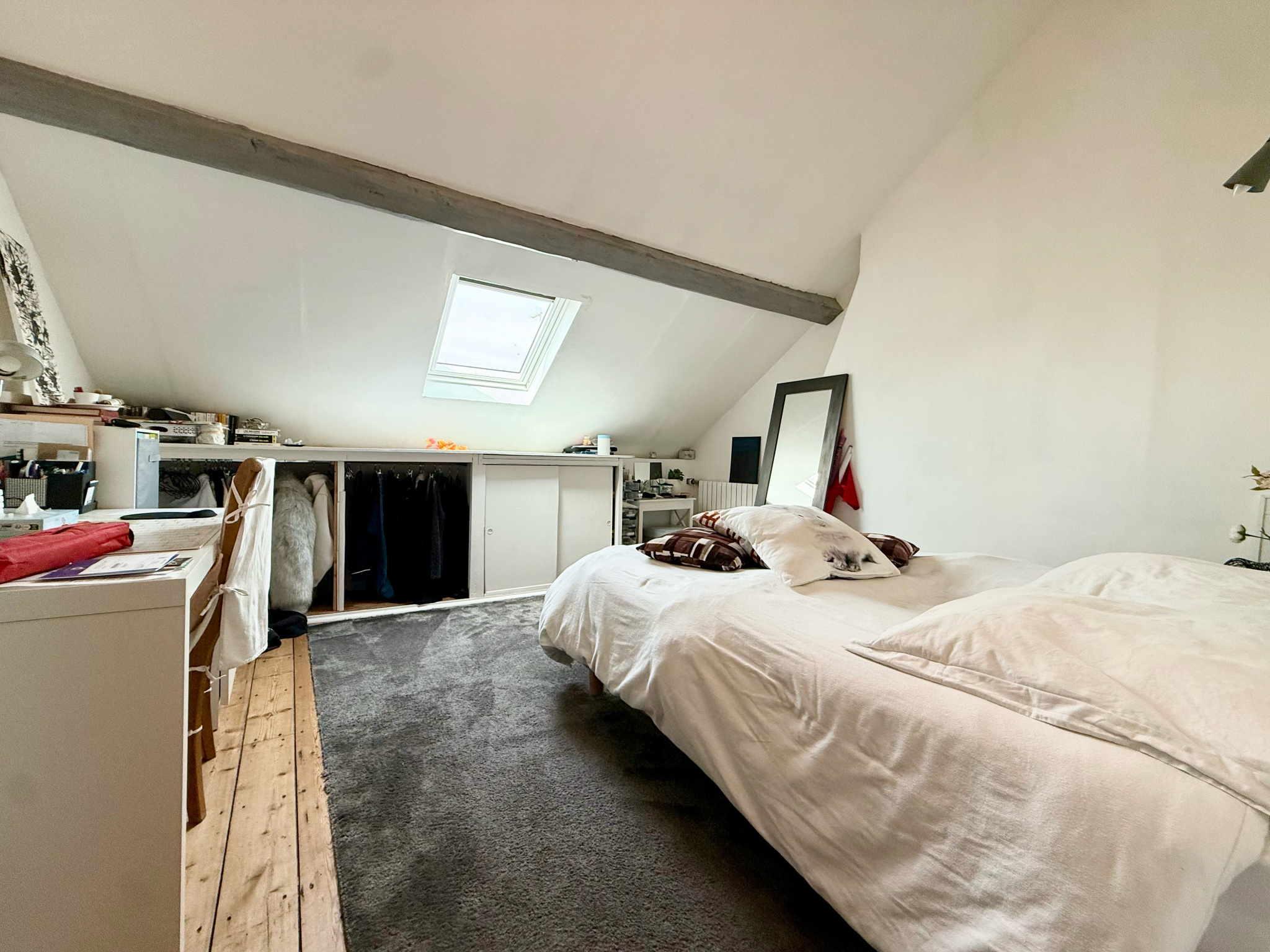 Immo80 – L'immobilier à Amiens et dans la Somme-AMIENS – QUARTIER SAINT ACHEUL – AMIENOISE – 3 CHAMBRES + 1 BUREAU – COUR