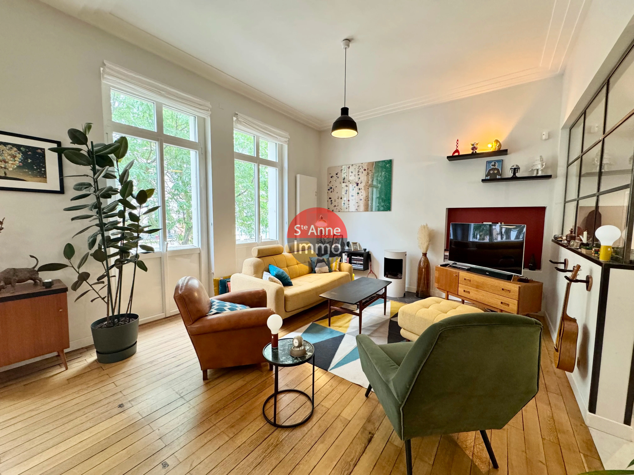 Immo80 – L'immobilier à Amiens et dans la Somme-AMIENS – CENTRE-VILLE – APPARTEMENT FAMILIALE – 150m2 – 3 CHAMBRES