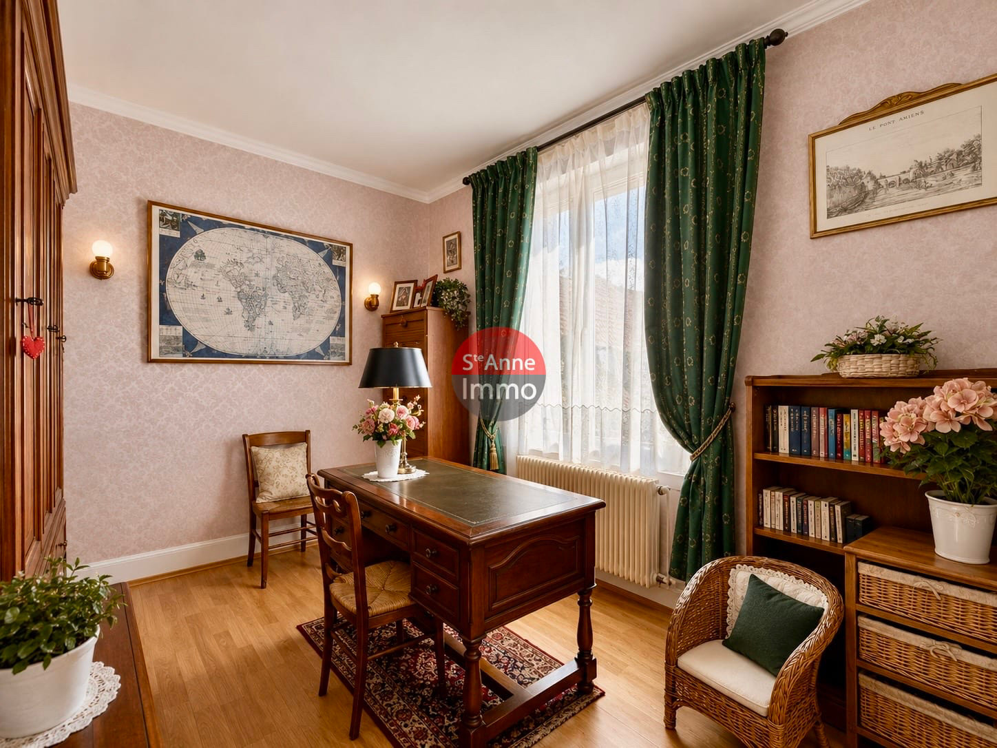 Immo80 – L'immobilier à Amiens et dans la Somme-ALBERT – MAISON MITOYENNE 175m2 – 5 CHAMBRES – JARDIN – DOUBLE GARAGE – DEPENDANCE