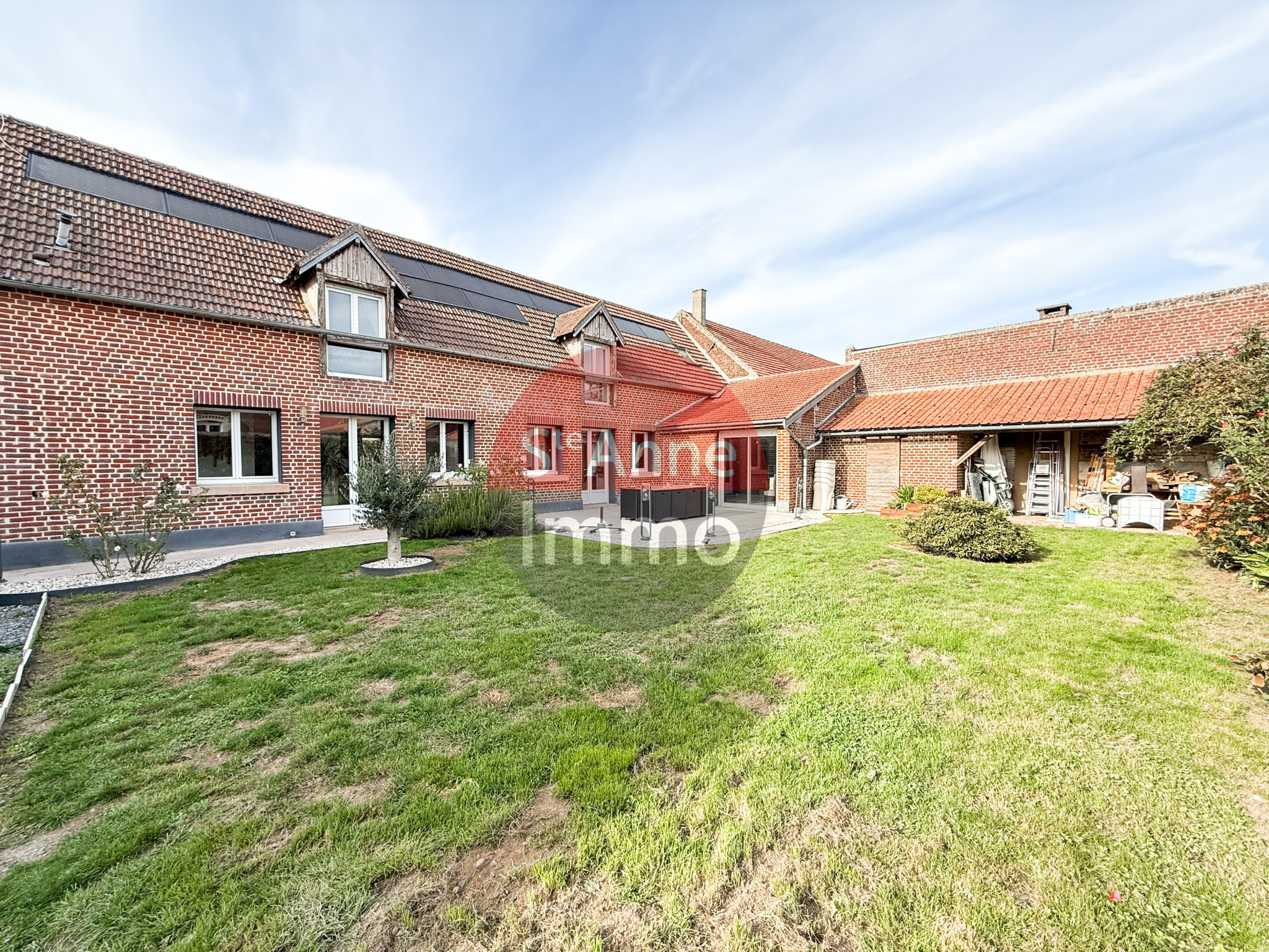 Immo80 – L'immobilier à Amiens et dans la Somme-AMY – MAISON SEMI-MITOYENNE – 192m2 – 4 CHAMBRES – AUTONOMIE DE PLAIN...