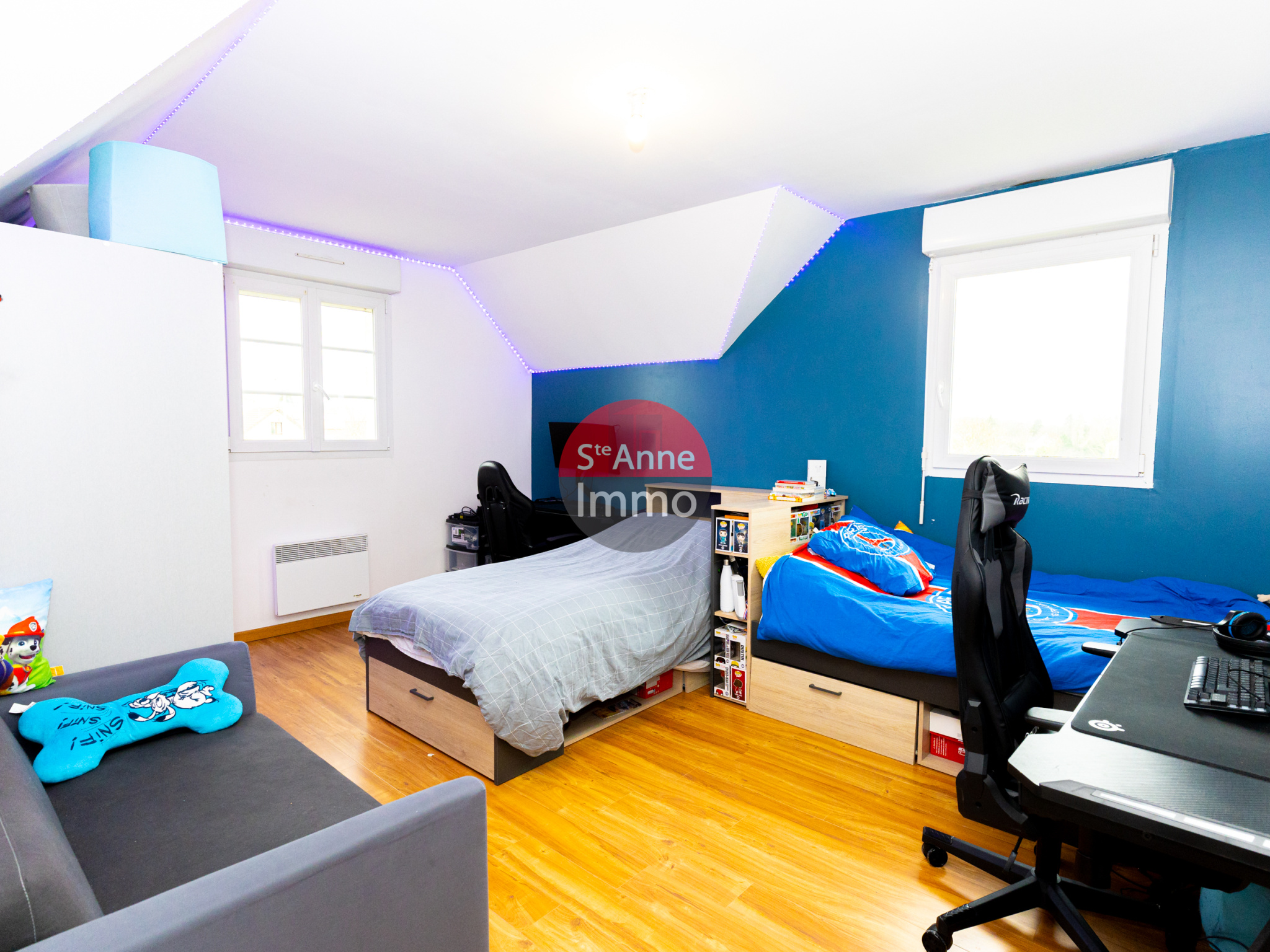 Immo80 – L'immobilier à Amiens et dans la Somme-MILLENCOURT – MAISON – 159 M2 – 4 CHAMBRES –  1 BUREAU – SOUS-SOL – GARAGE  – JARDIN