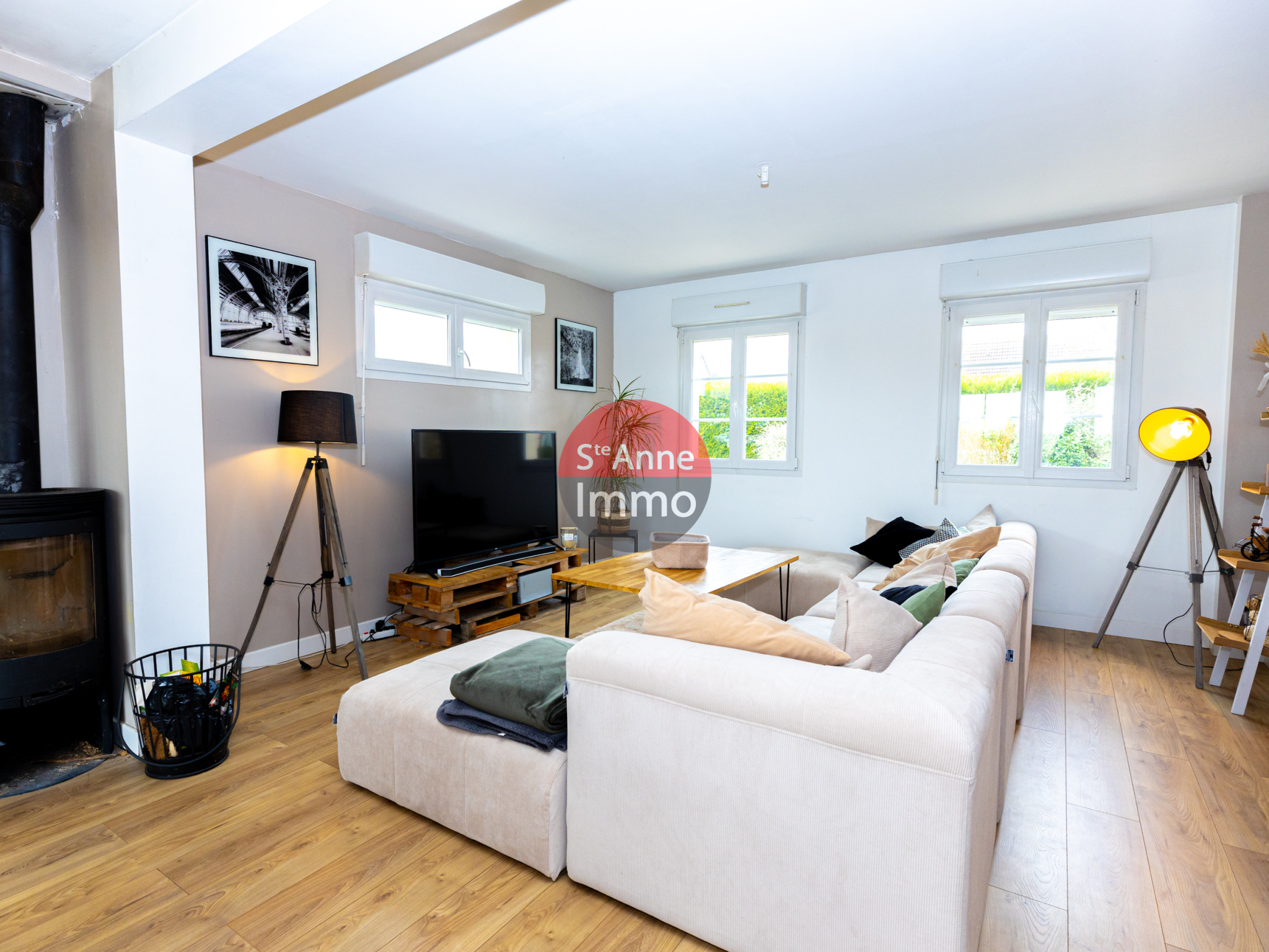 Immo80 – L'immobilier à Amiens et dans la Somme-MILLENCOURT – MAISON – 159 M2 – 4 CHAMBRES –  1 BUREAU – SOUS-SOL – GARAGE  – JARDIN