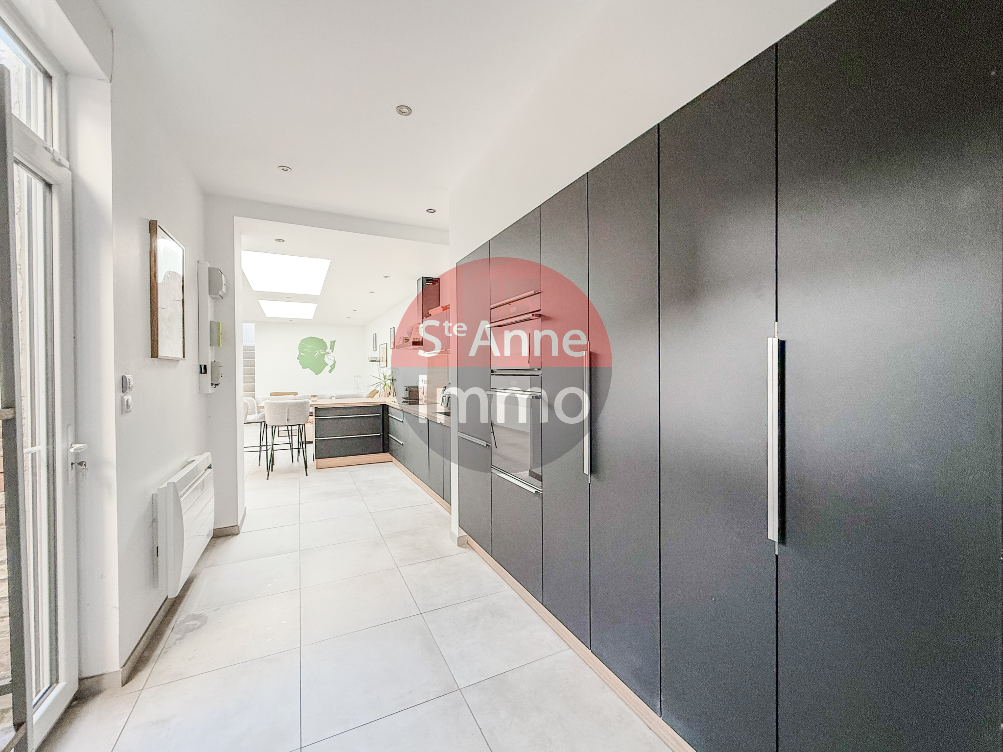 Immo80 – L'immobilier à Amiens et dans la Somme-AMIENS – SAINT HONORE – 100m2 – AMIENOISE – 2 CHAMBRES – BUREAU – JARDIN – TERRASSE – CAVE