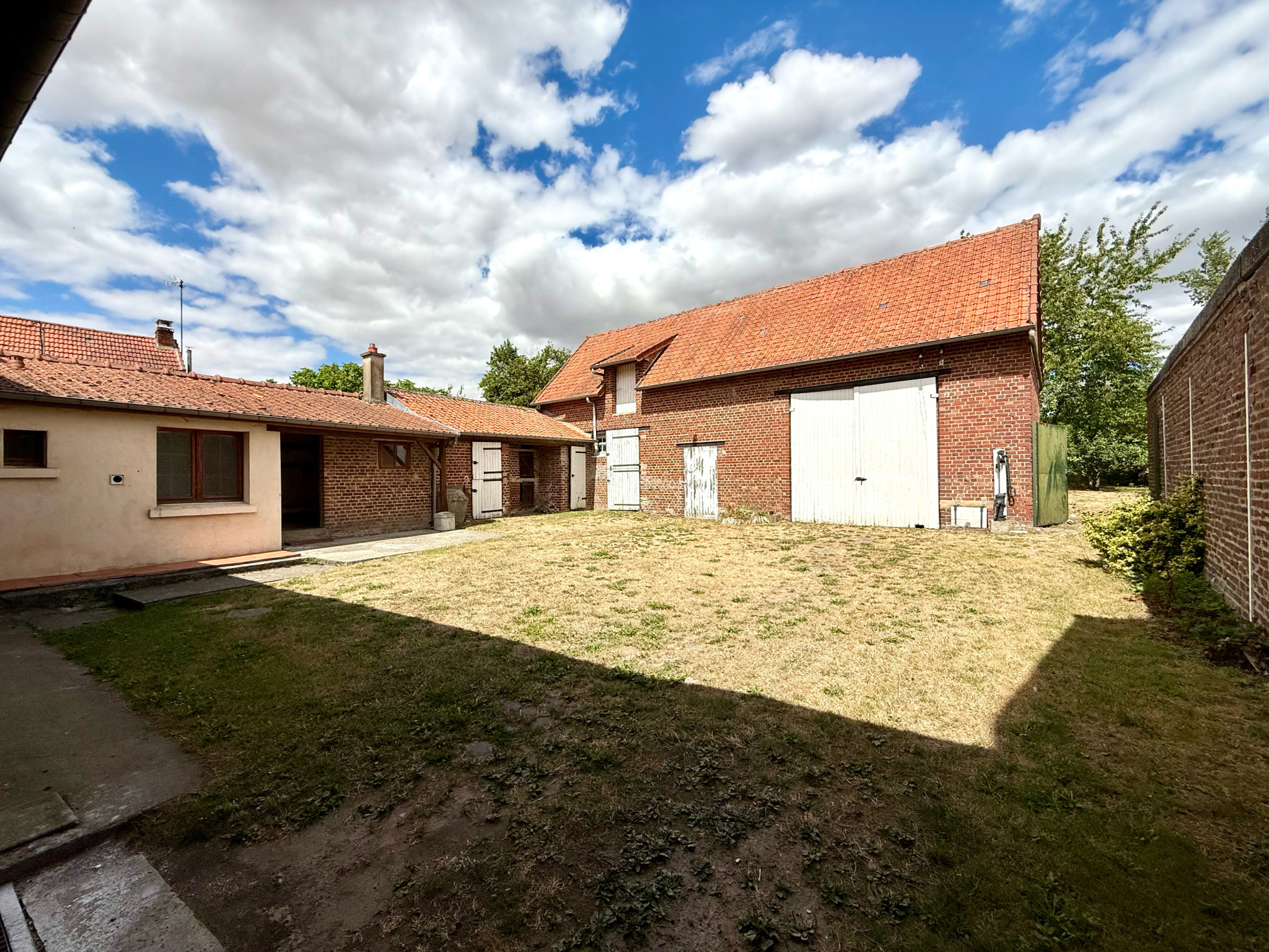 Immo80 – L'immobilier à Amiens et dans la Somme-ROLLOT – 92m2 – MAISON – 3 CHAMBRES – GRANGE – DEPENDANCE –...