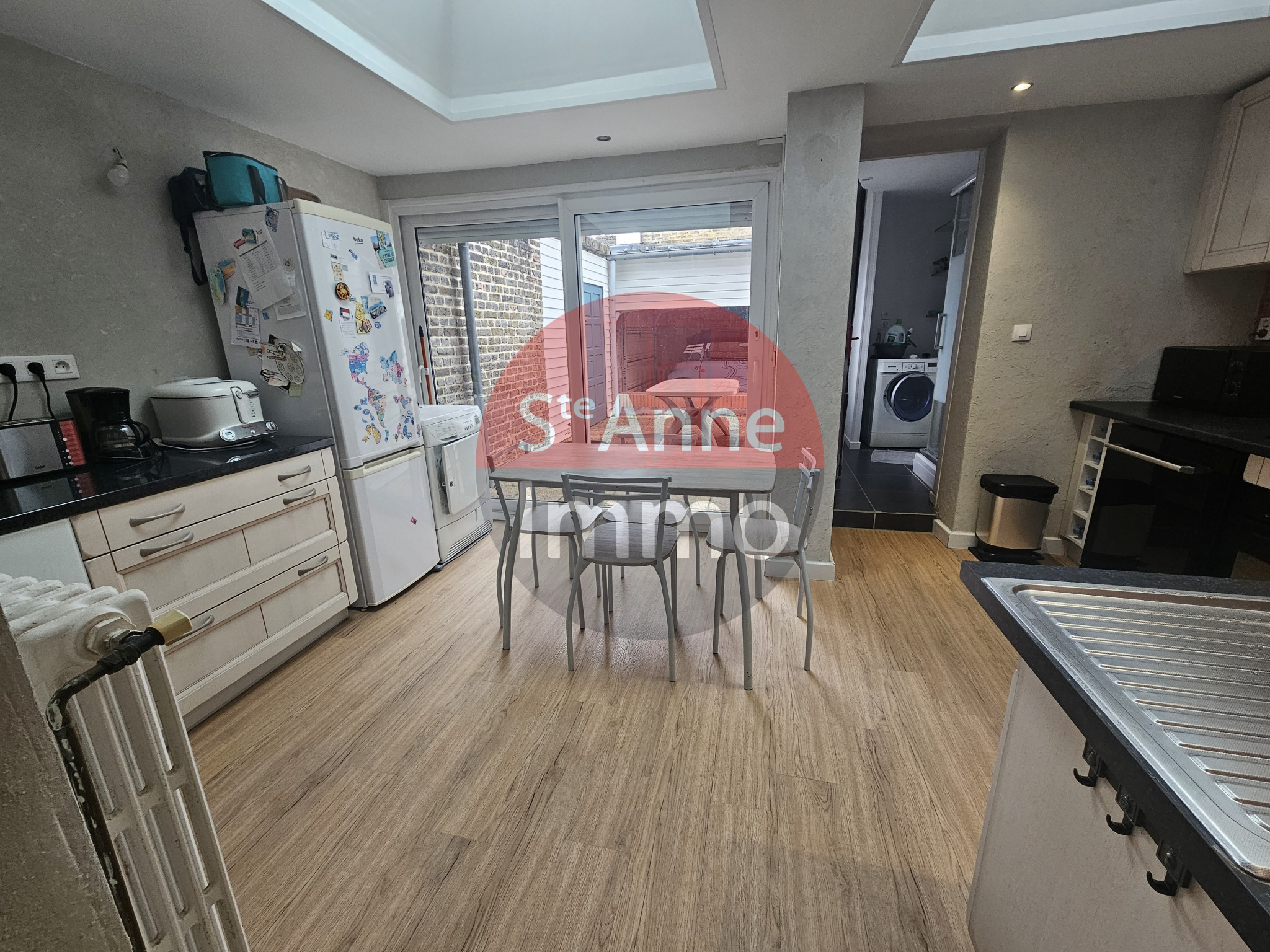 Immo80 – L'immobilier à Amiens et dans la Somme-AMIENS SAINTE ANNE 8MIN GARE ET CENTRE AMIENOISE 110 M2 AVEC GARAGE ET COUR