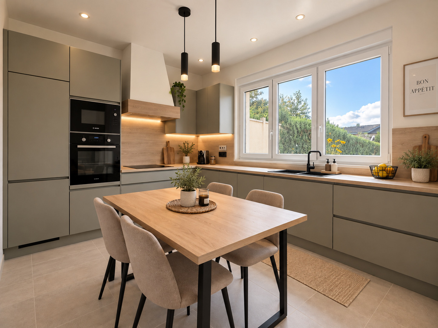 Immo80 – L'immobilier à Amiens et dans la Somme-AMIENS – QUARTIER SUD EST – MAISON SEMI MITOYENNE – 3 CHAMBRES – JARDIN – GARAGE