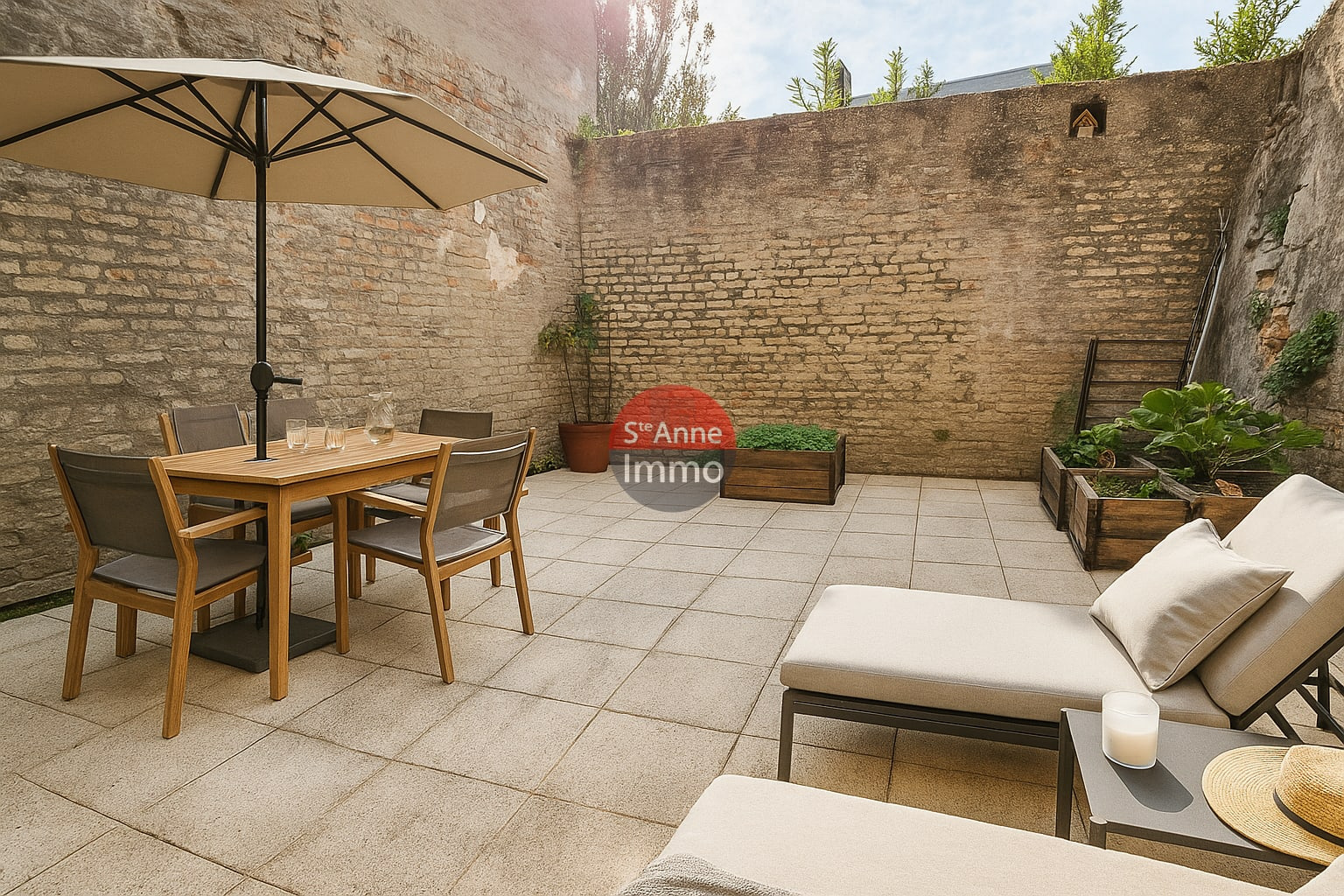 Immo80 – L'immobilier à Amiens et dans la Somme-AMIENS – SAINTE ANNE 2MIN GARE – AMIENOISE DE 110 M2 AVEC COUR