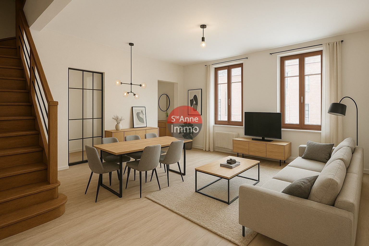 Immo80 – L'immobilier à Amiens et dans la Somme-AMIENS – SAINTE ANNE 2MIN GARE – AMIENOISE DE 110 M2 AVEC COUR