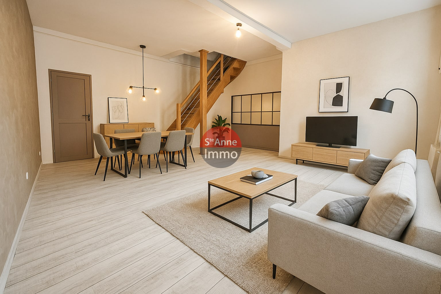 Immo80 – L'immobilier à Amiens et dans la Somme-AMIENS – SAINTE ANNE 2MIN GARE – AMIENOISE DE 110 M2 AVEC COUR
