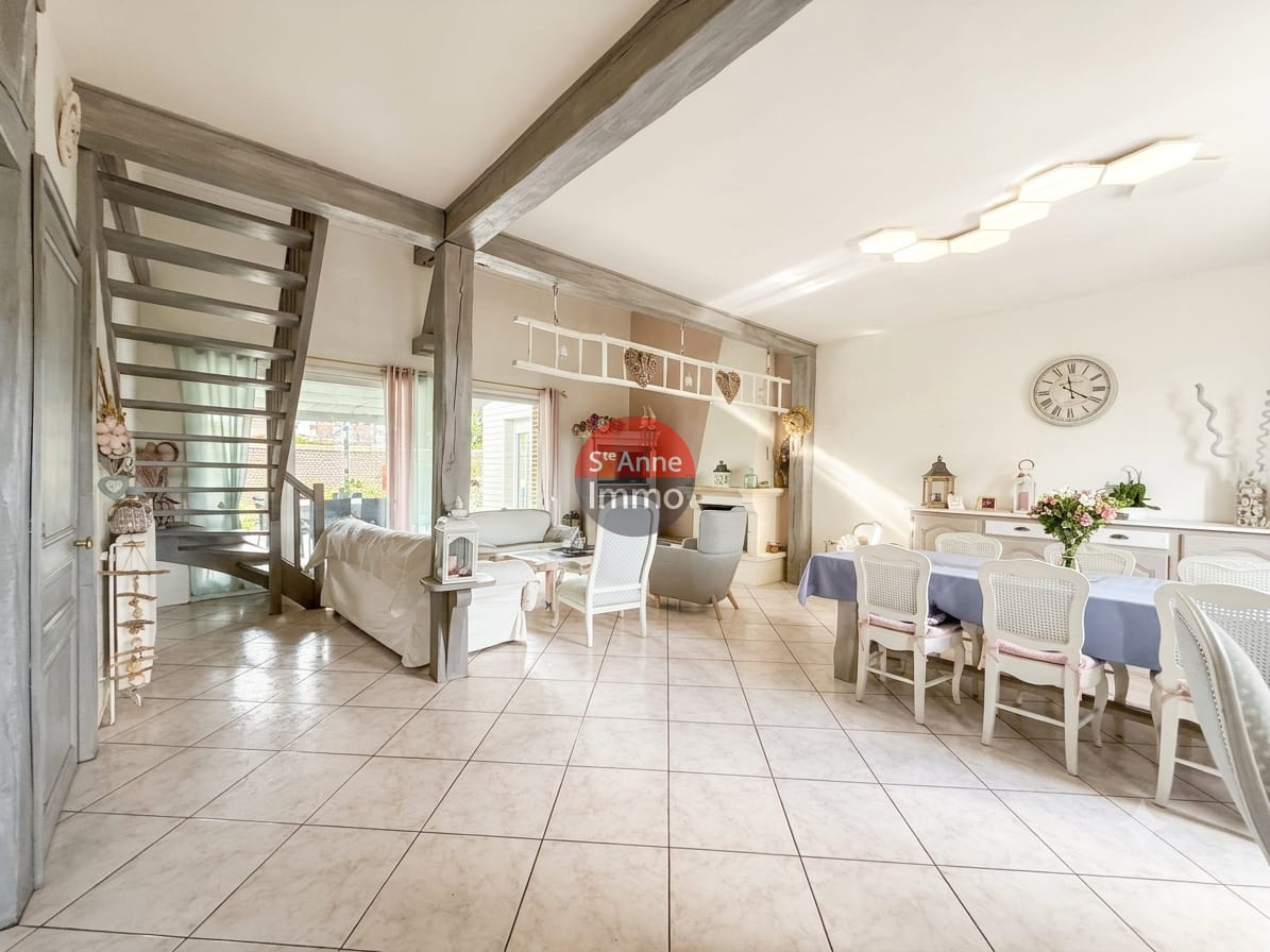 Immo80 – L'immobilier à Amiens et dans la Somme-CHILLY – MAISON INDIVIDUELLE – 163m2 – AUTONOMIE DE PLAIN PIED – 4 CHAMBRES – GARAGES – DEPENDANCES – JARDIN –