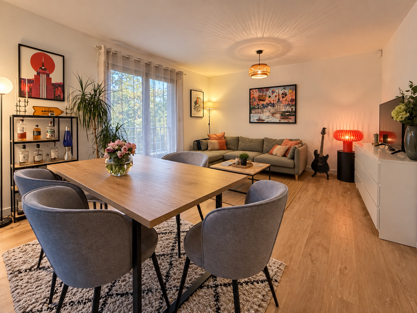 Immo80 – L'immobilier à Amiens et dans la Somme-AMIENS – QUARTIER SAINT HONORE – APPARTEMENT T3 – GARAGE – CAVE