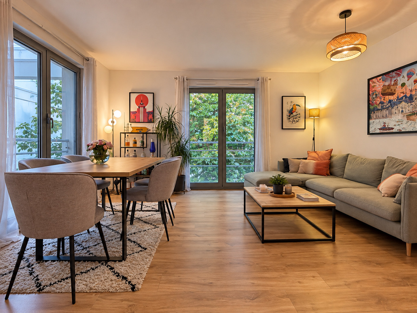 Immo80 – L'immobilier à Amiens et dans la Somme-AMIENS – QUARTIER SAINT HONORE – APPARTEMENT T3 – GARAGE – CAVE
