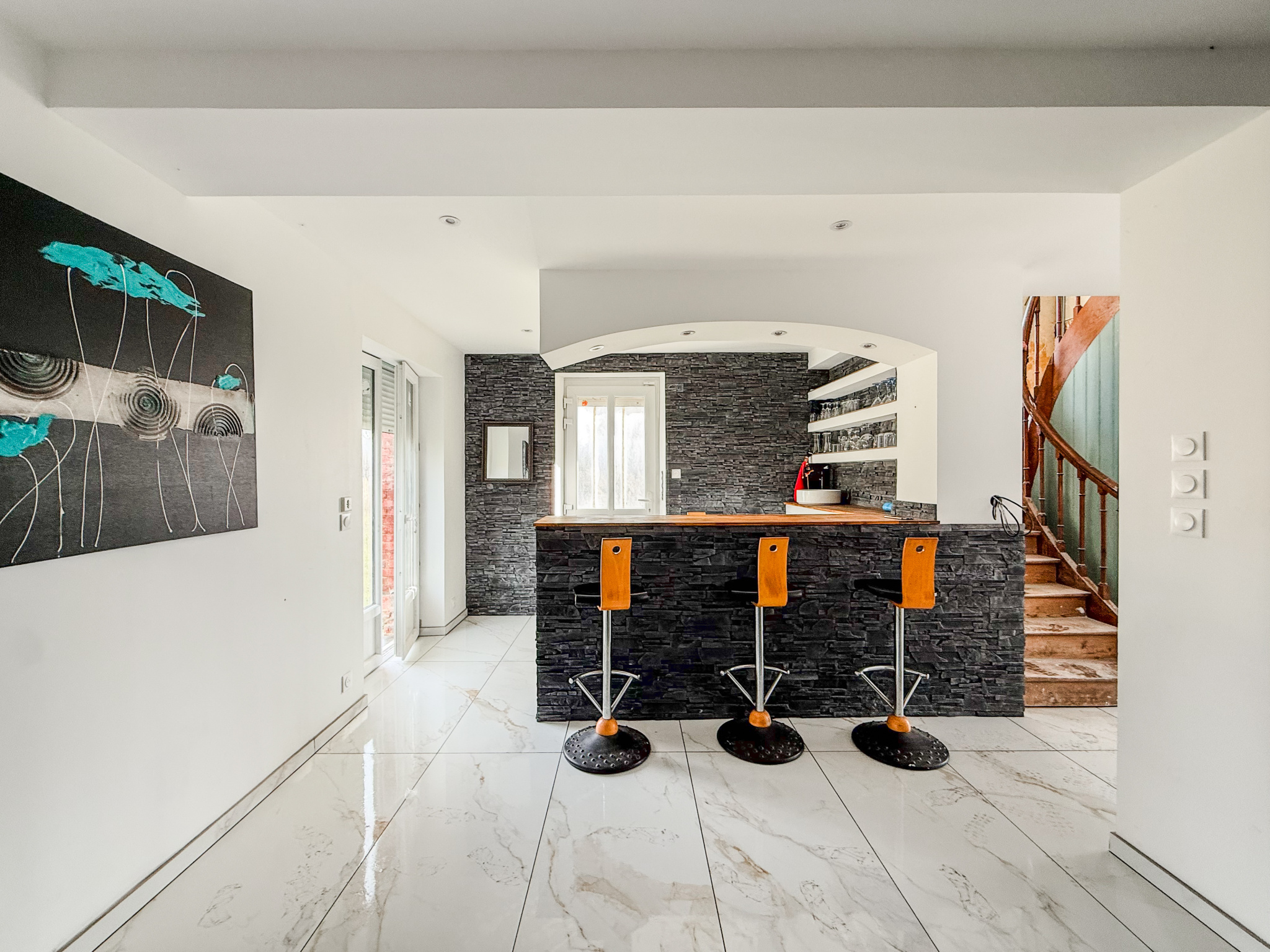 Immo80 – L'immobilier à Amiens et dans la Somme-MEHARICOURT – MAISON DE MAITRE – 4 CHAMBRES – 1 BUREAU – CAVE – GARAGE – JARDIN