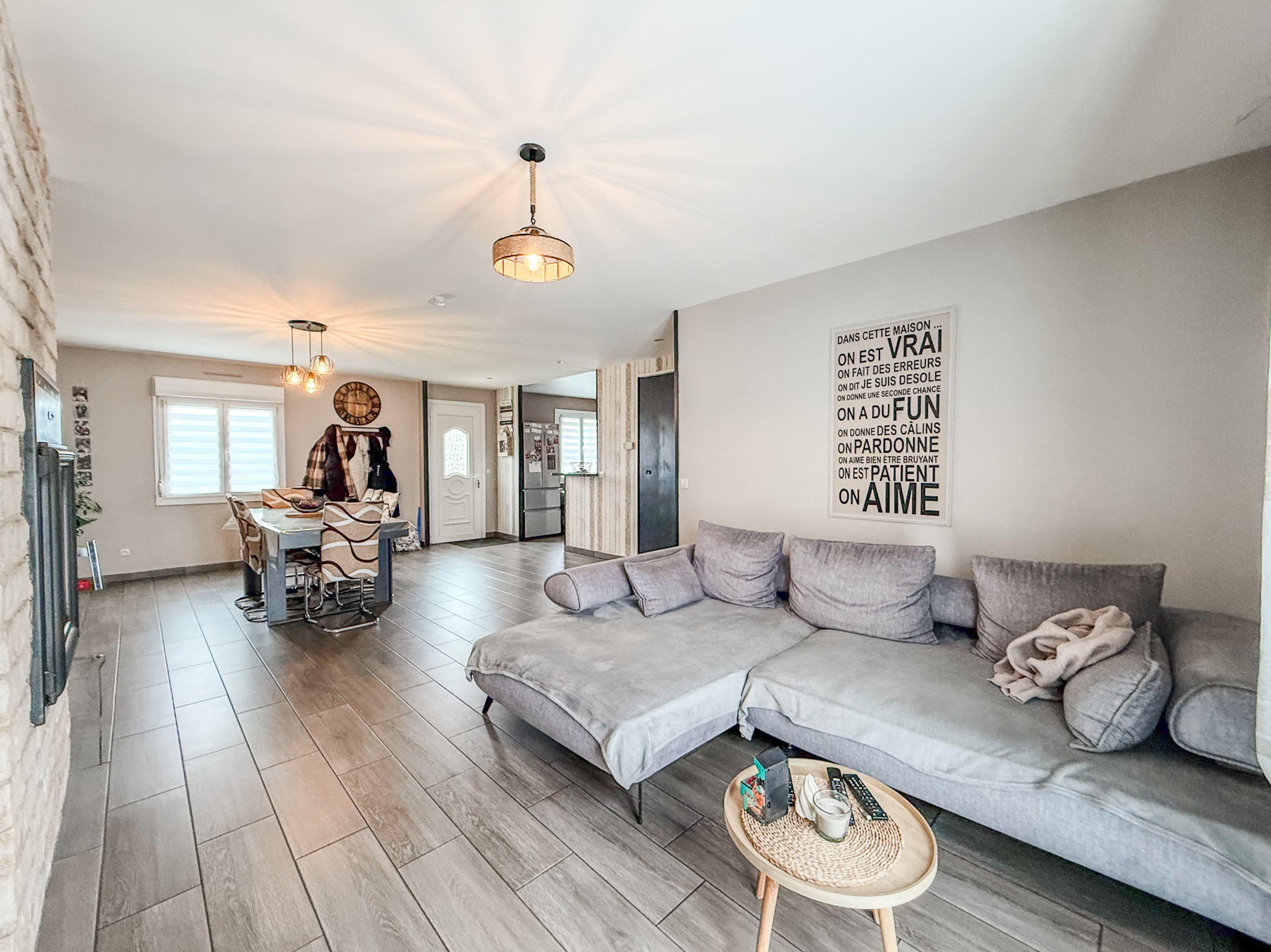 Immo80 – L'immobilier à Amiens et dans la Somme-VOYENNES – MAISON INDIVIDUEL – 3 CHAMBRES – PLAIN PIED – COUR – JARDIN – GARAGE