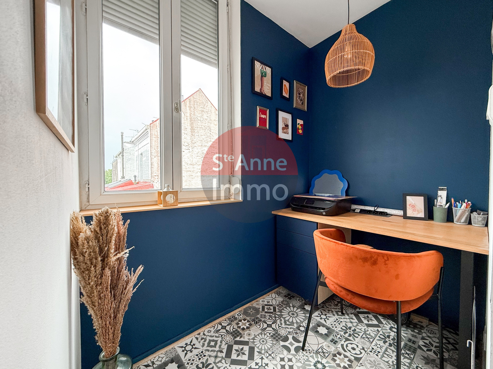 Immo80 – L'immobilier à Amiens et dans la Somme-AMIENS – 63m2 – AMIENOISE – 2 CHAMBRES – 1 BUREAU – COUR – CAVE