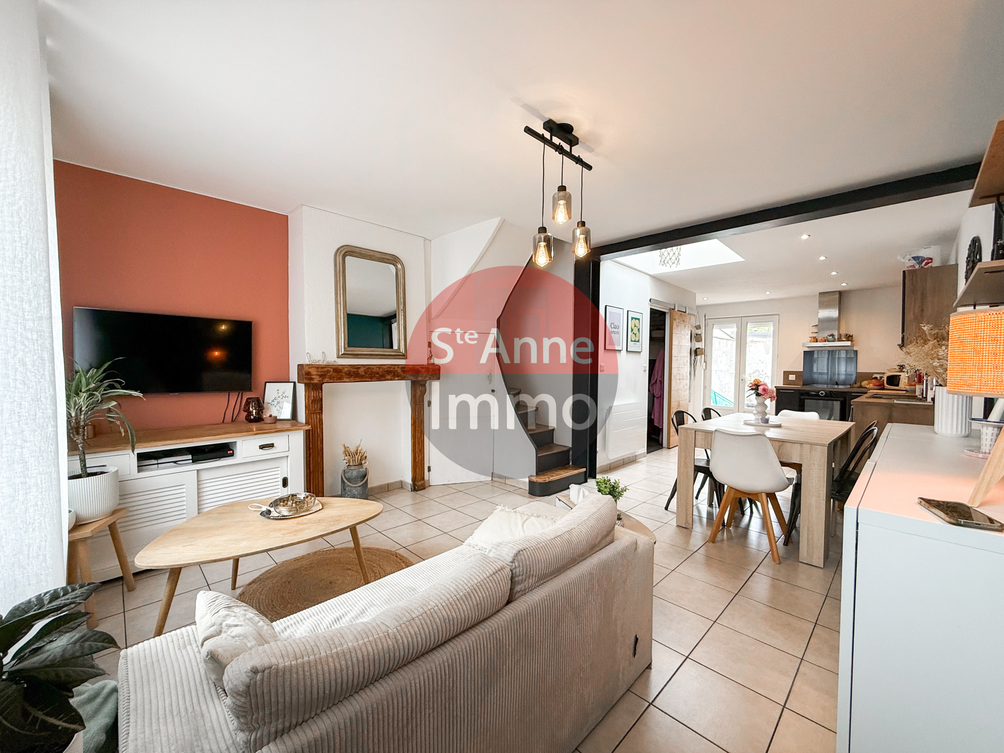Immo80 – L'immobilier à Amiens et dans la Somme-AMIENS – 63m2 – AMIENOISE – 2 CHAMBRES – 1 BUREAU – COUR – CAVE