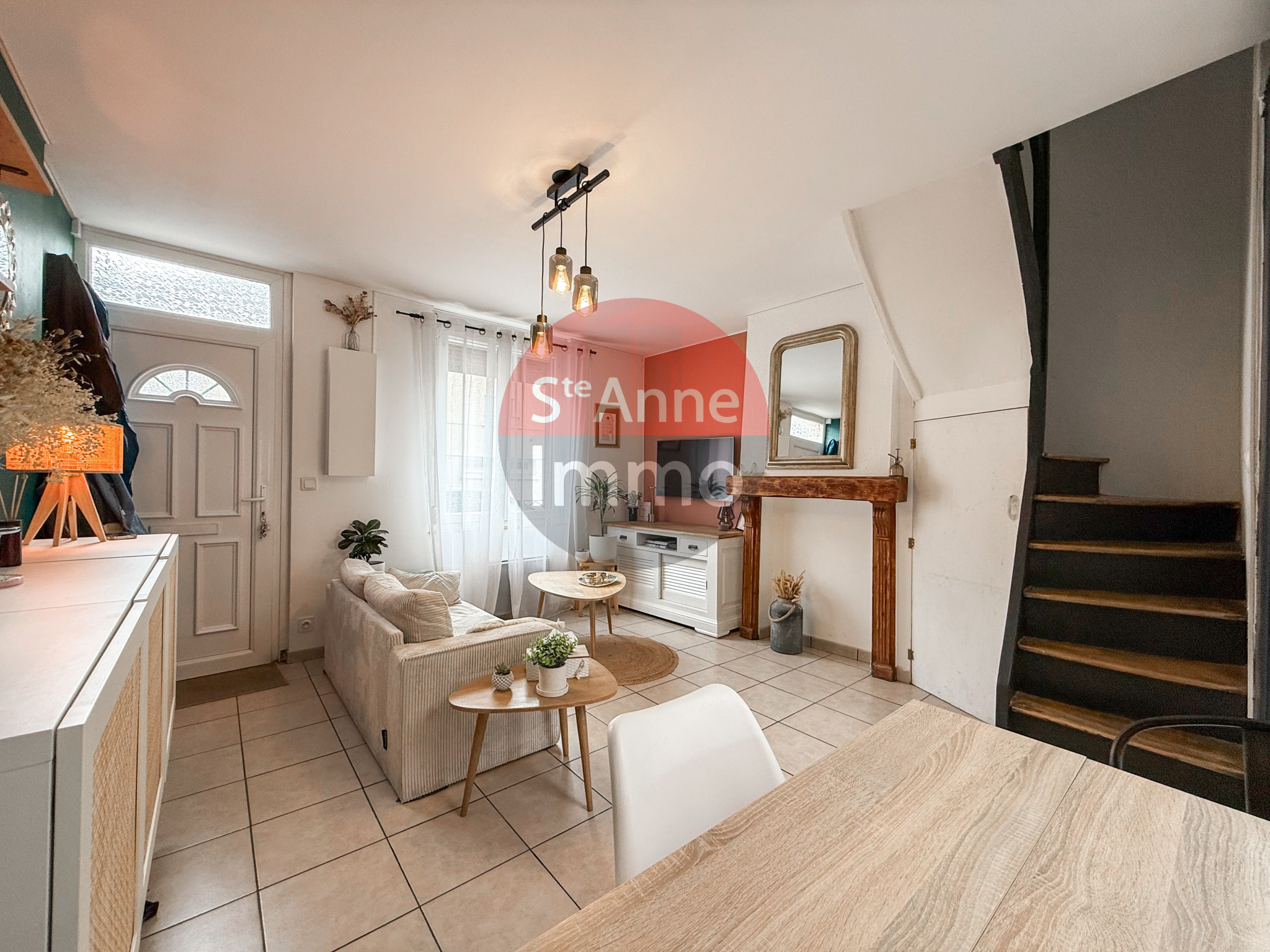 Immo80 – L'immobilier à Amiens et dans la Somme-AMIENS – 63m2 – AMIENOISE – 2 CHAMBRES – 1 BUREAU – COUR – CAVE