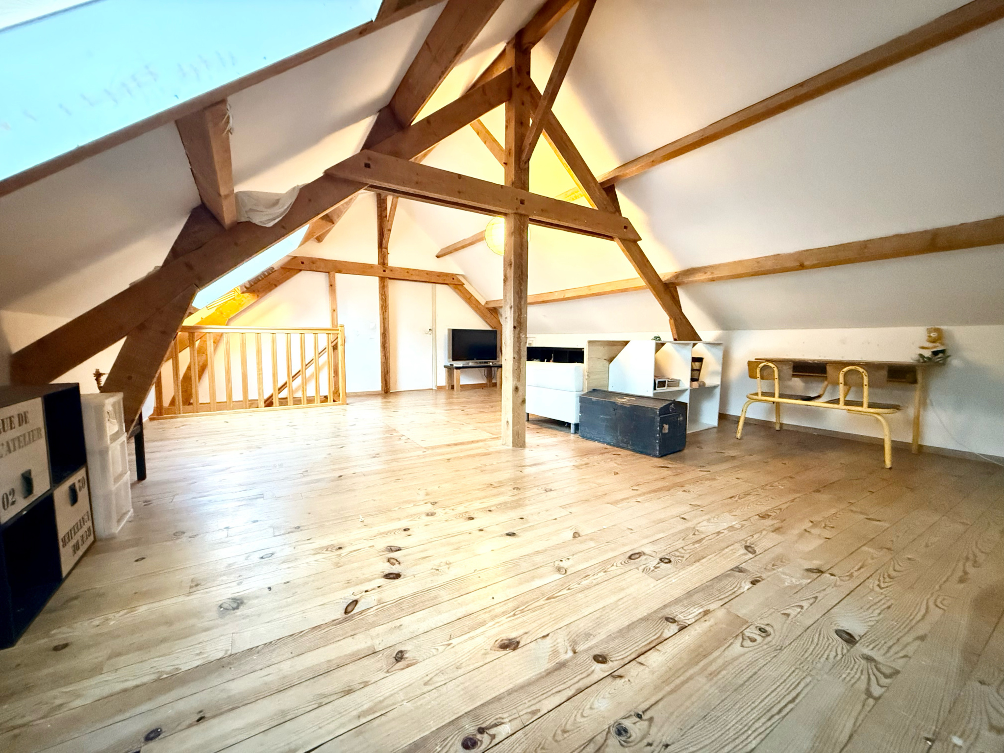 Immo80 – L'immobilier à Amiens et dans la Somme-LAMOTTE BREBIERE – PAVILLON INDIVIDUEL – SOUS SOL COMPLET – JARDIN – GARAGE – STATIONNEMENT