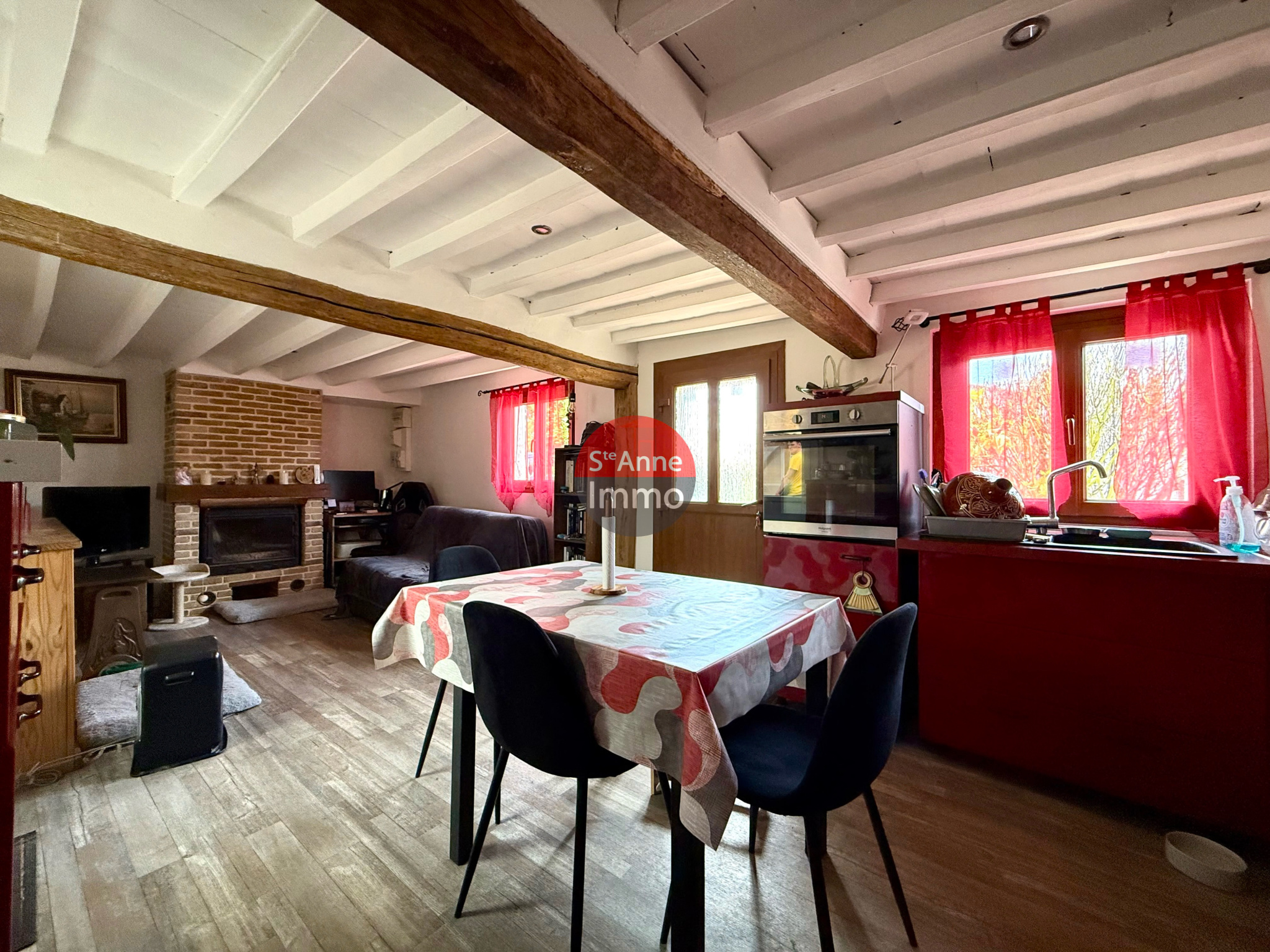 Immo80 – L'immobilier à Amiens et dans la Somme-VRELY – MAISON INDIVIDUELLE – 56m2 – PLAIN PIED – 2 CHAMBRES – GARAGE – JARDIN – CAVE