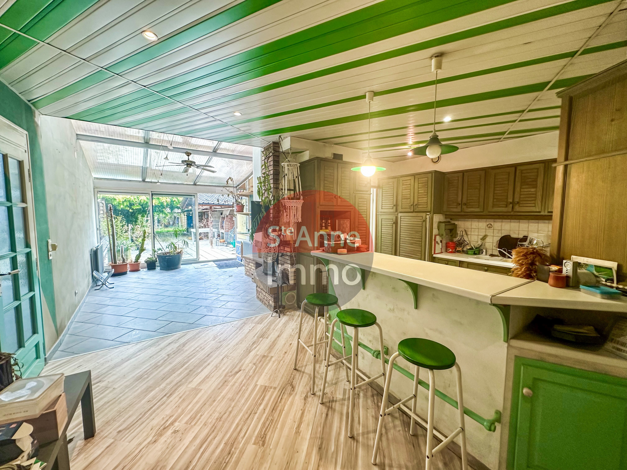 Immo80 – L'immobilier à Amiens et dans la Somme-ALBERT – MAISON SEMI-MOTOYENNE AVEC LOCAL COMMERCIAL – GARAGE – JARDIN – TERRASSE