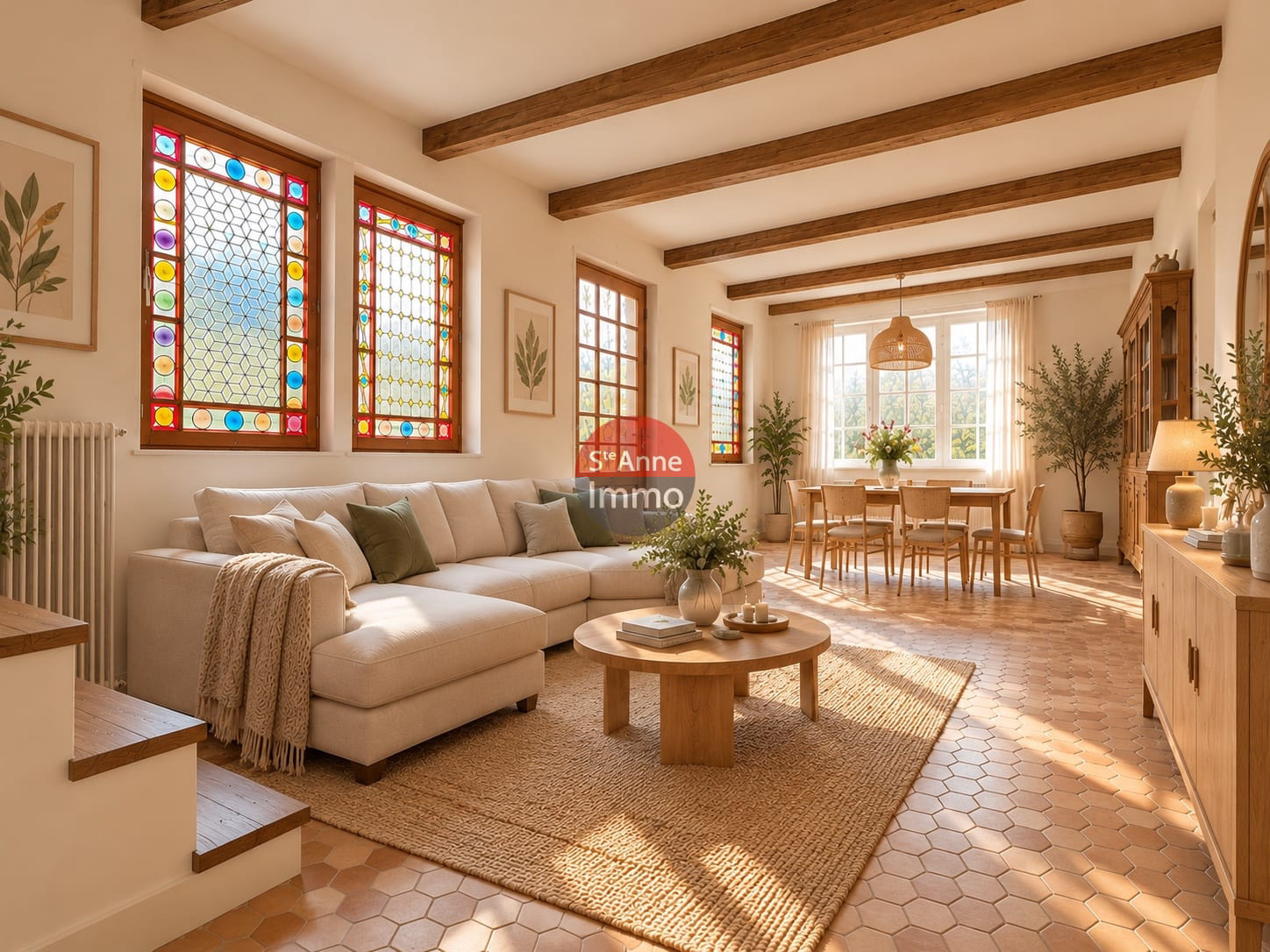 Immo80 – L'immobilier à Amiens et dans la Somme-ESQUENNOY – MAISON INDIVIDUELLE – 136m2 – 3 CHAMBRES – GARAGE – JARDIN – COMBLES