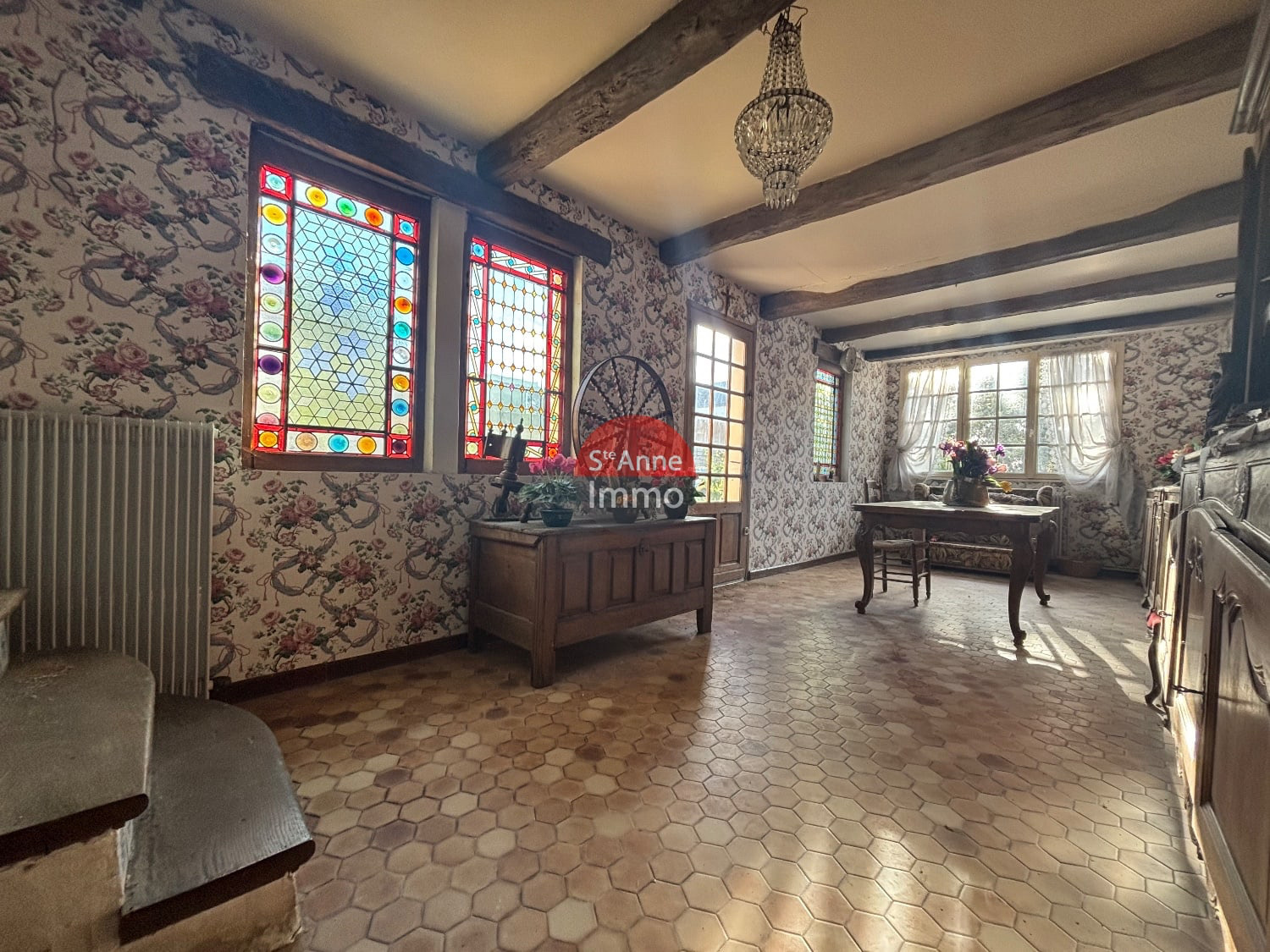 Immo80 – L'immobilier à Amiens et dans la Somme-ESQUENNOY – MAISON INDIVIDUELLE – 136m2 – 3 CHAMBRES – GARAGE – JARDIN – COMBLES