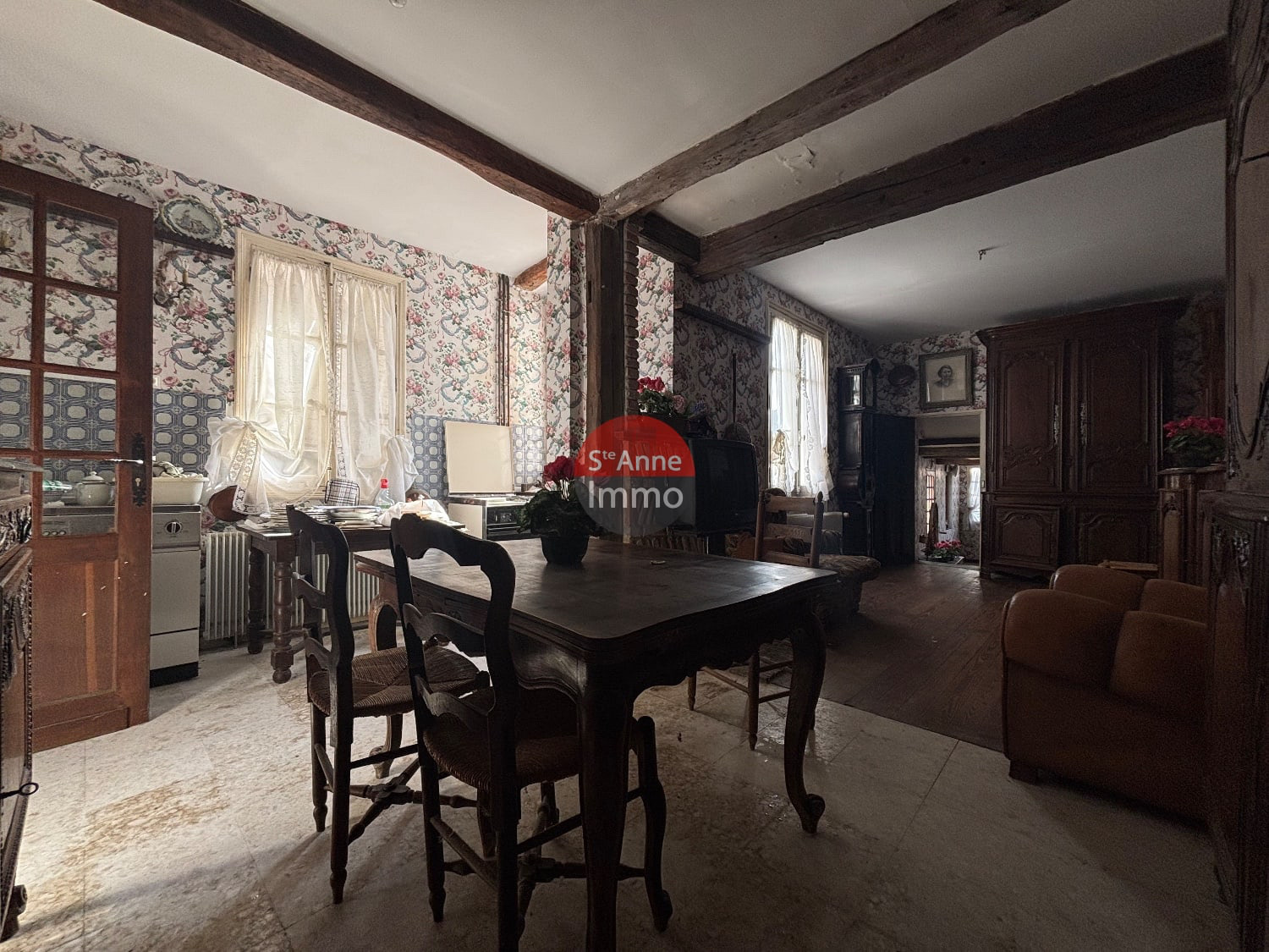 Immo80 – L'immobilier à Amiens et dans la Somme-ESQUENNOY – MAISON INDIVIDUELLE – 136m2 – 3 CHAMBRES – GARAGE – JARDIN – COMBLES