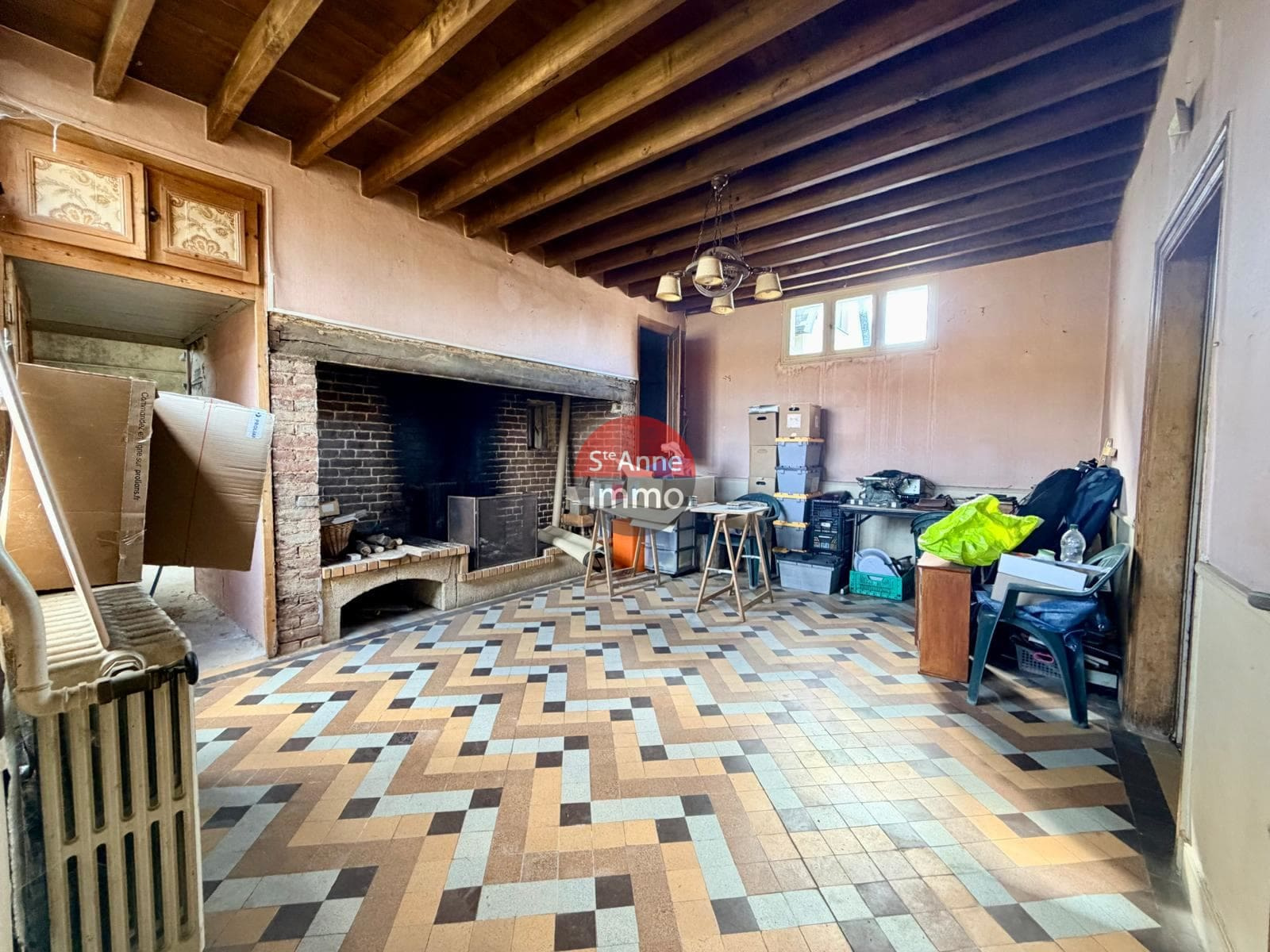 Immo80 – L'immobilier à Amiens et dans la Somme-VILLERS-BOCAGE – MAISON – 125 M2 – 3 CHAMBRES – DEPENDANCE – JARDIN