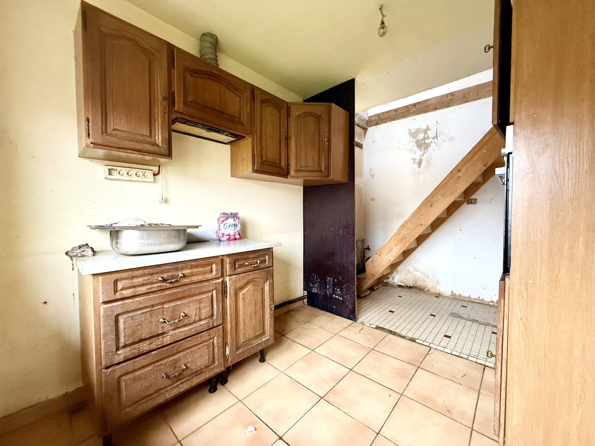 Immo80 – L'immobilier à Amiens et dans la Somme-ROLLOT – PAVILLON INDIVIDUEL – SOUS SOL COMPLET – ETAGE – JARDIN