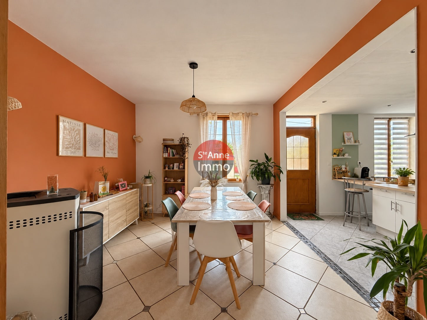 Immo80 – L'immobilier à Amiens et dans la Somme-CHAMPIEN – 96m2 – 3 CHAMBRES – 1 BUREAU – GARAGES – JARDIN – TERRASSE – CAVE