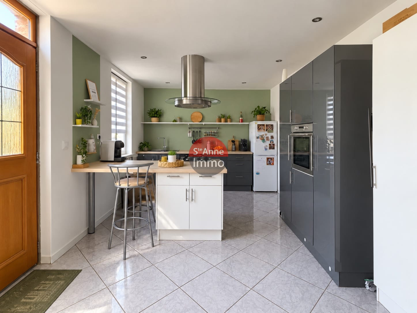 Immo80 – L'immobilier à Amiens et dans la Somme-CHAMPIEN – 96m2 – 3 CHAMBRES – 1 BUREAU – GARAGES – JARDIN – TERRASSE – CAVE