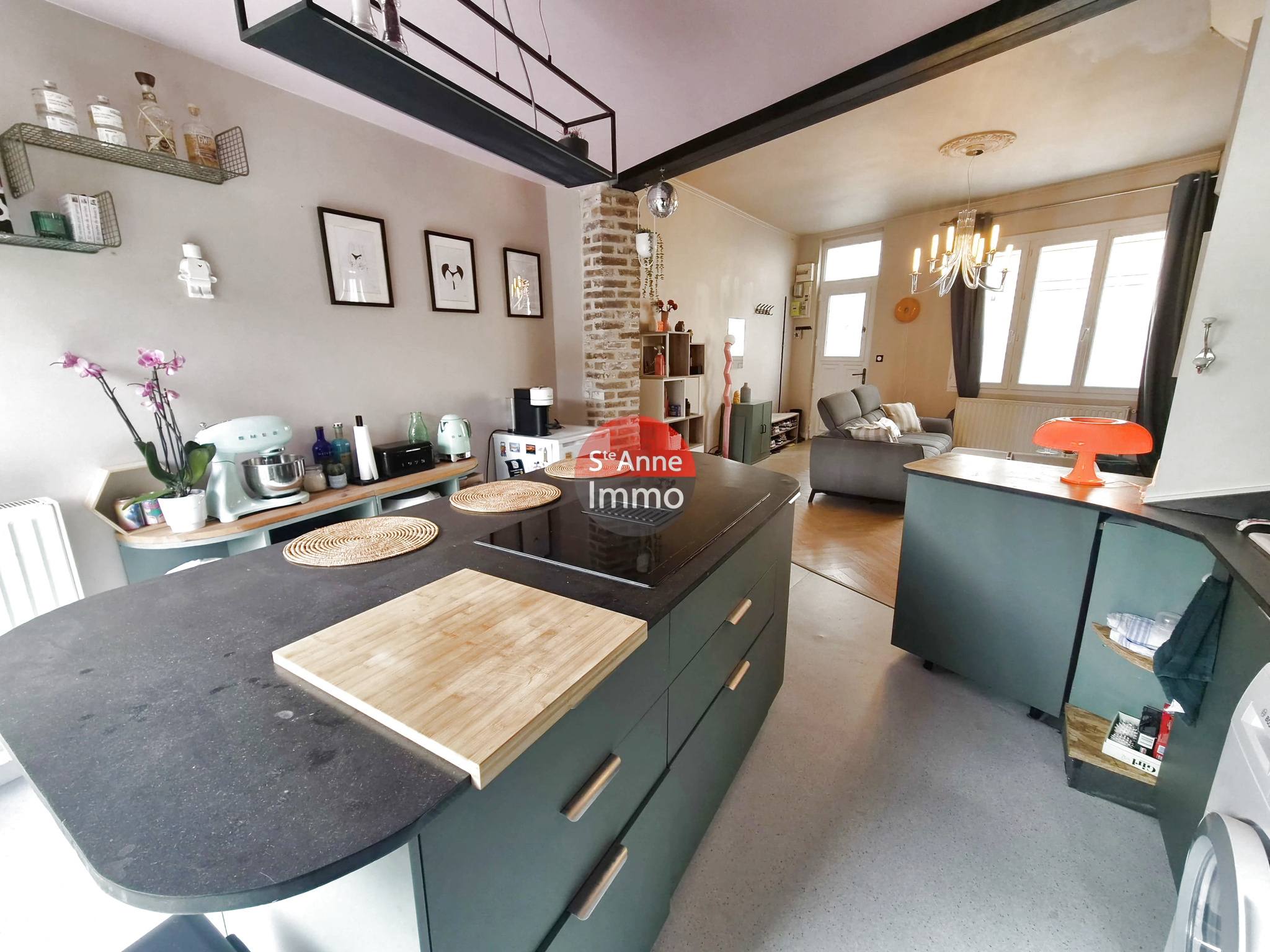 Immo80 – L'immobilier à Amiens et dans la Somme-AMIENS – SAINT ACHEUL / LA NEUVILLE – AMIENOISE DE CHARME DE 70 M2 AVEC COUR