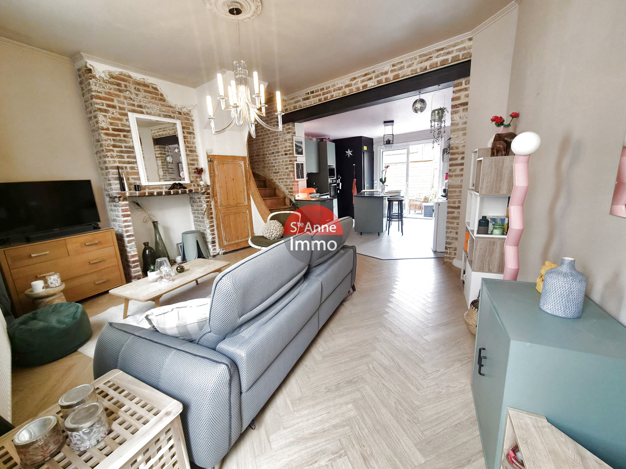 Immo80 – L'immobilier à Amiens et dans la Somme-AMIENS – SAINT ACHEUL / LA NEUVILLE – AMIENOISE DE CHARME DE 70 M2 AVEC COUR