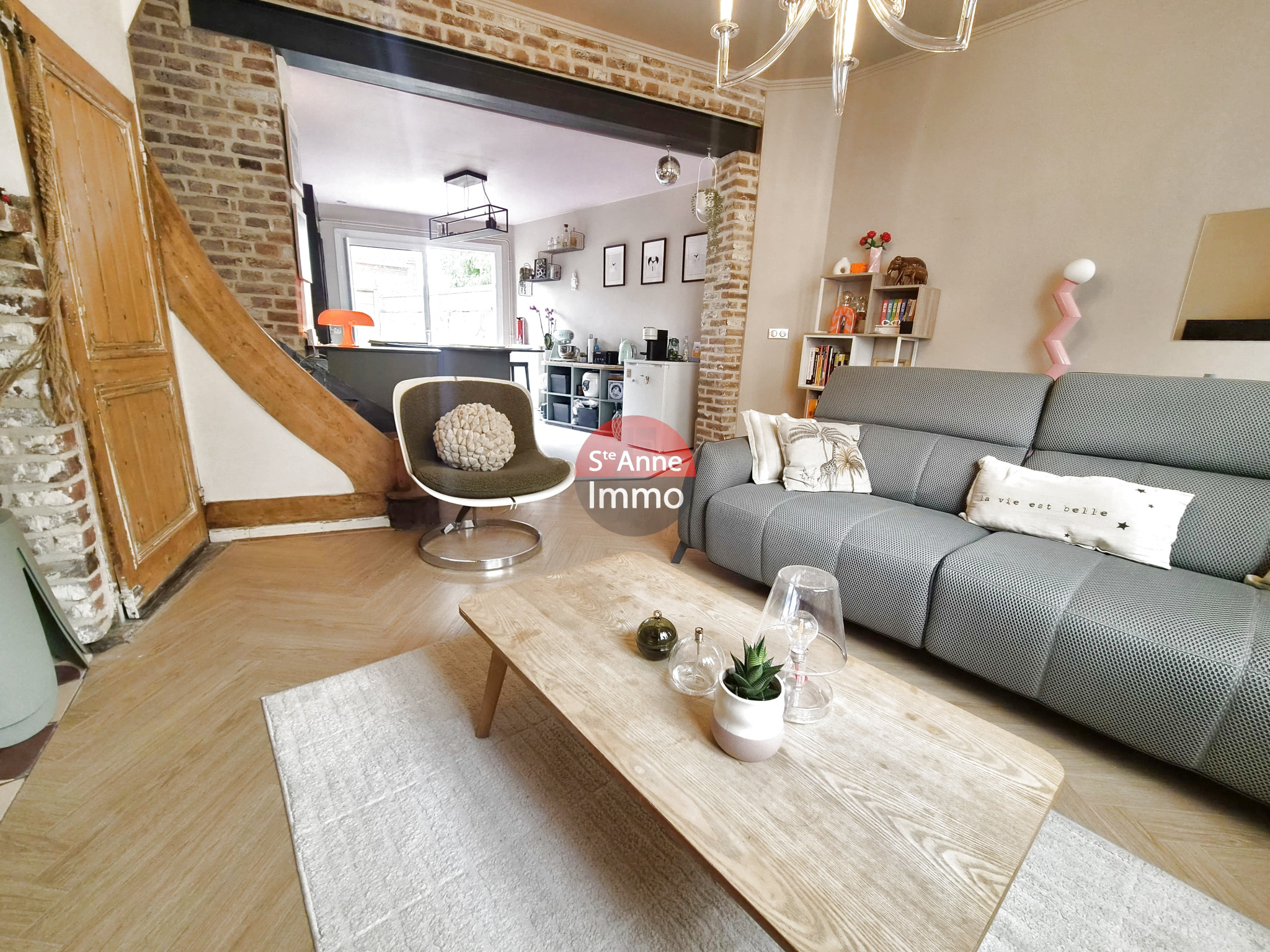 Immo80 – L'immobilier à Amiens et dans la Somme-AMIENS – SAINT ACHEUL / LA NEUVILLE – AMIENOISE DE CHARME DE 70 M2 AVEC COUR