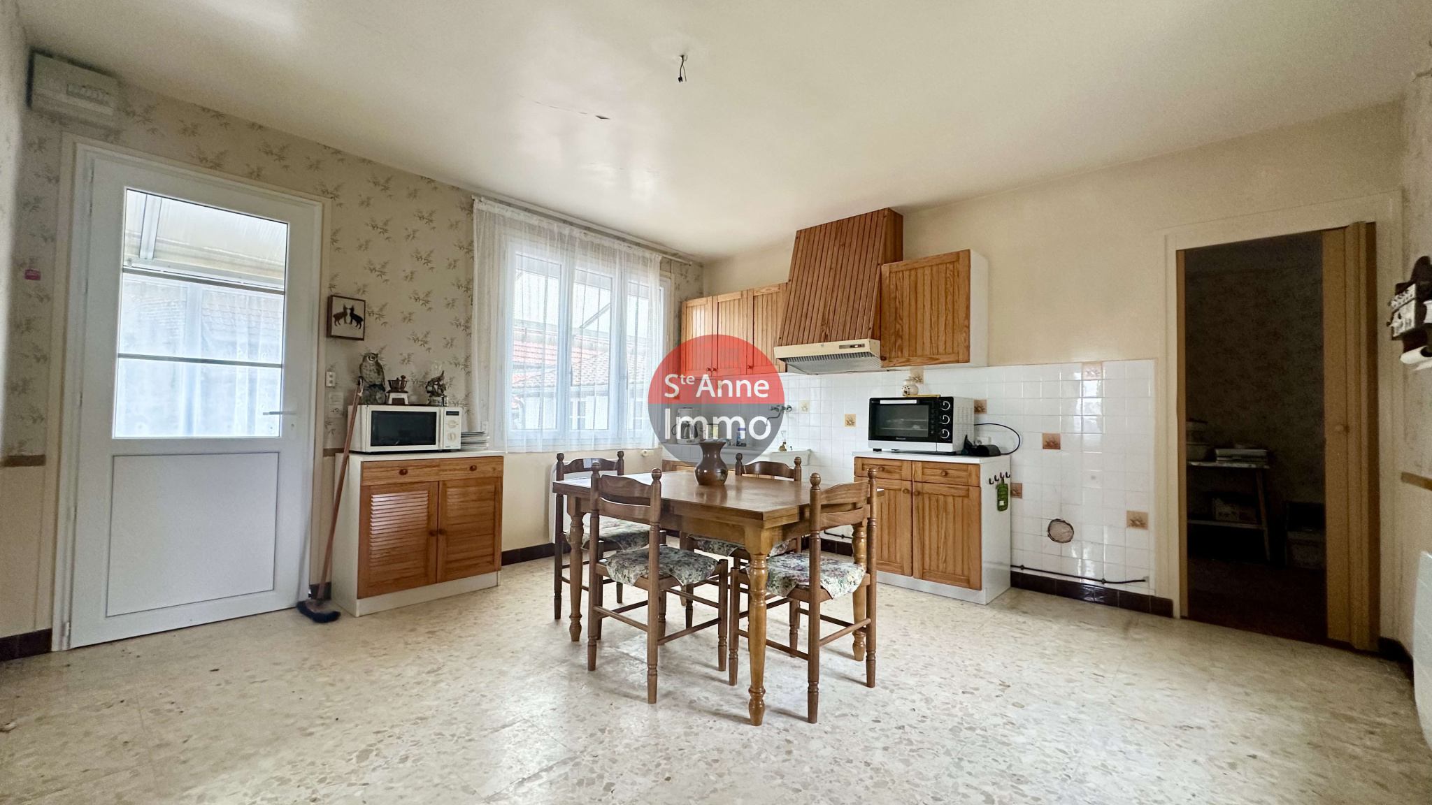 Immo80 – L'immobilier à Amiens et dans la Somme-DOMPIERRE – MAISON DE PLAIN-PIED – 3 CHAMBRES – JARDIN – GARAGE – CAVE