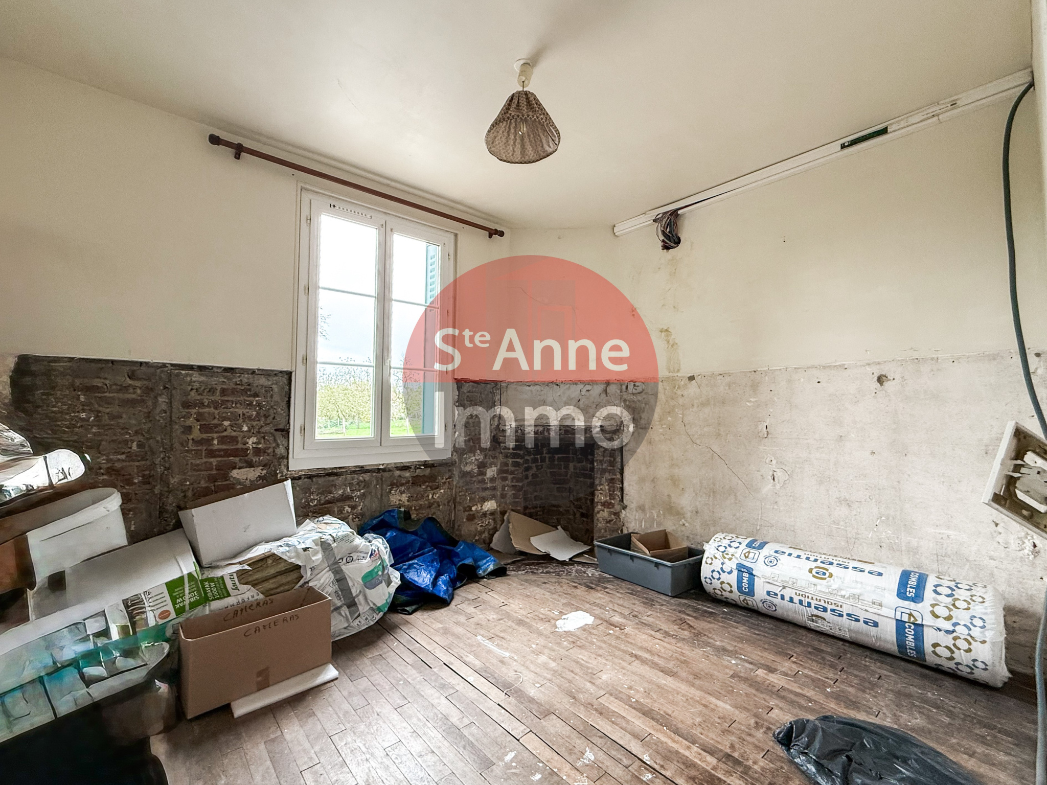 Immo80 – L'immobilier à Amiens et dans la Somme-ORVILLERS-SOREL – MAISON INDIVIDUELLE – 3 CHAMBRES – AUTONOMIE DE PLAIN PIED – TRAVAUX – GARAGE – CAVE