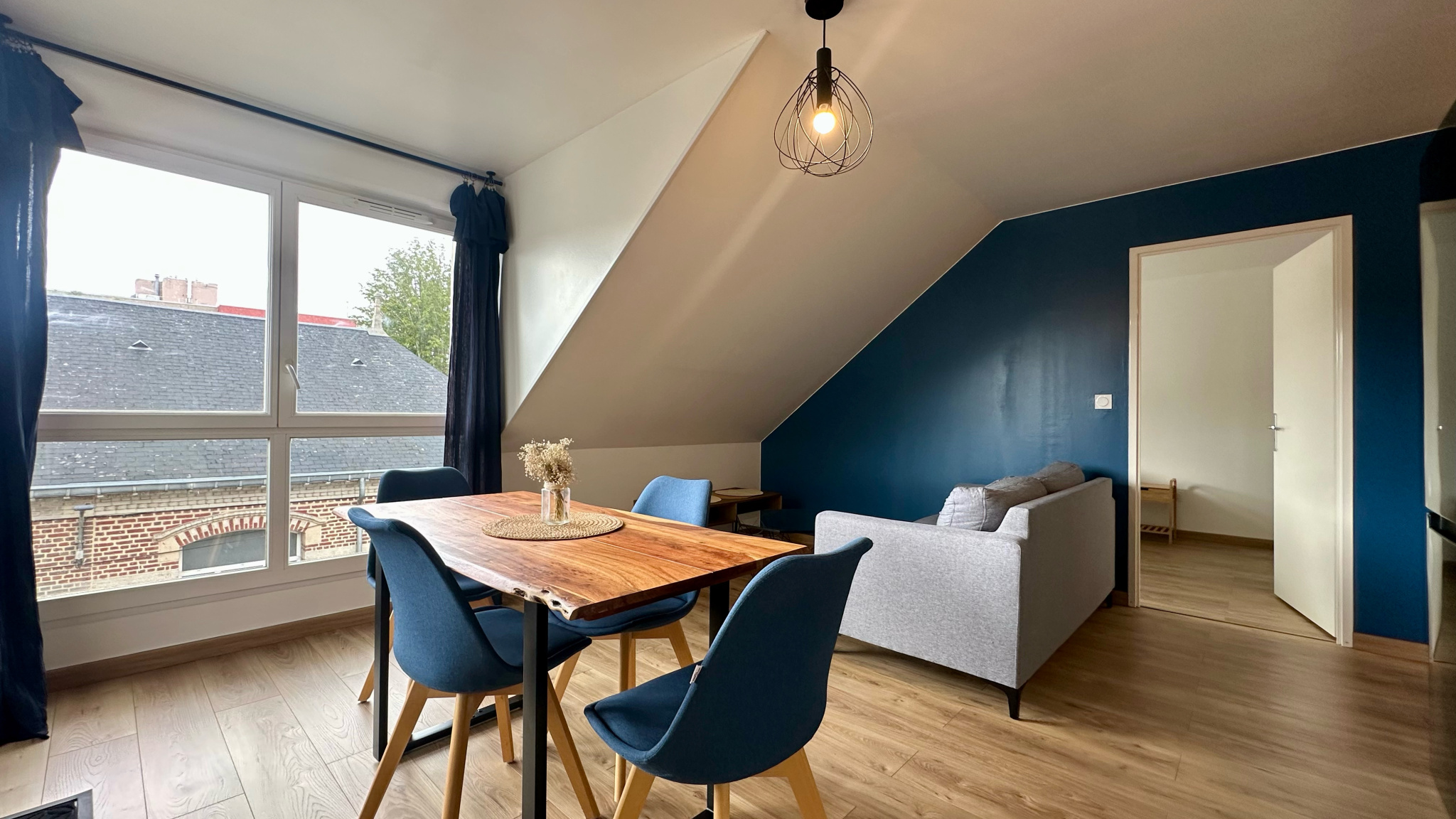 Immo80 – L'immobilier à Amiens et dans la Somme-AMIENS – QUARTIER SAINT-MAURICE – APPARTEMENT T2 – MEUBLE – TERRASSE...