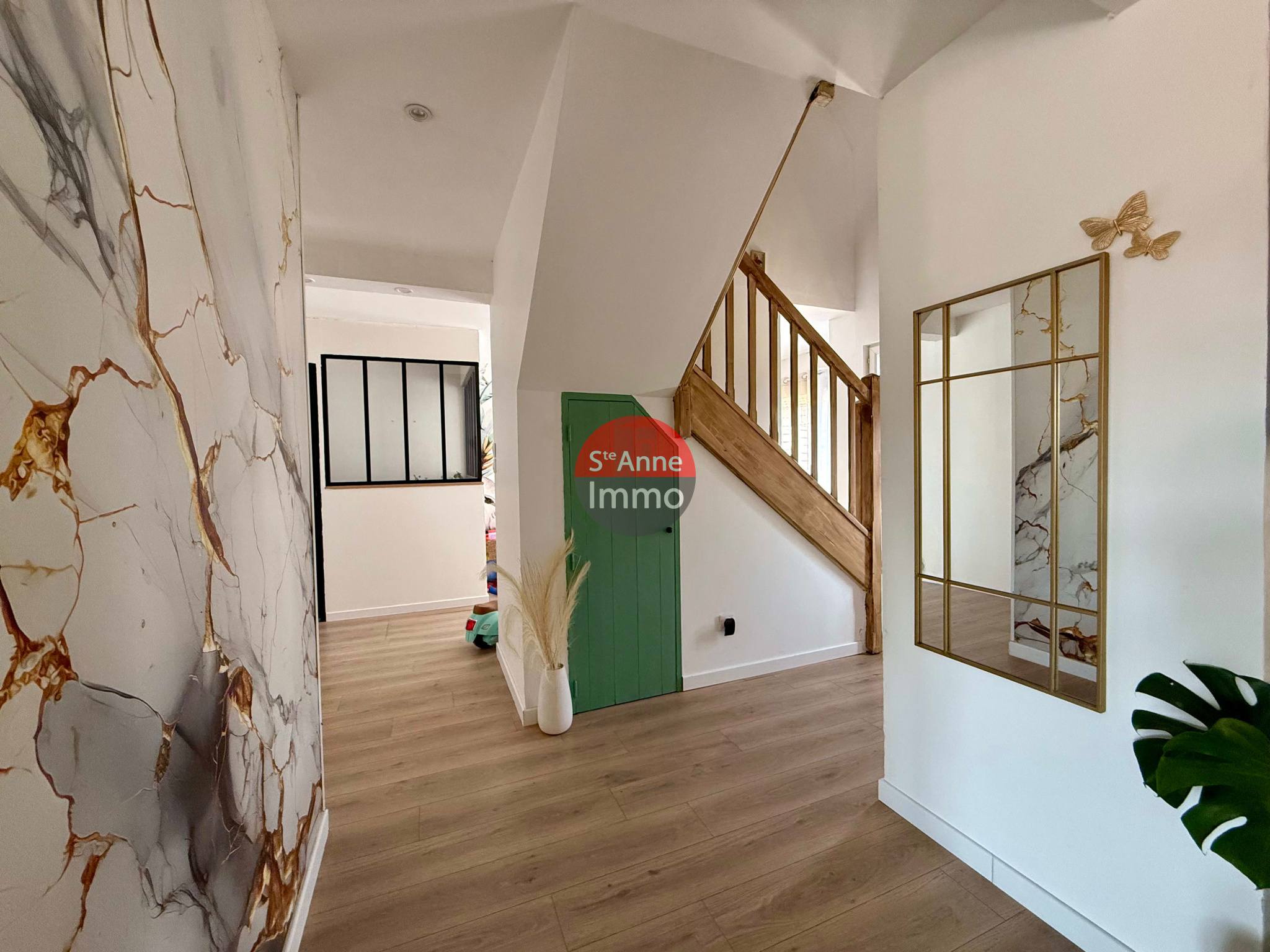 Immo80 – L'immobilier à Amiens et dans la Somme-AMY – MAISON SEMI-MITOYENNE – 4 CHAMBRES – AUTONOMIE DE PLAIN PIED – GARAGE – COUR – JARDIN