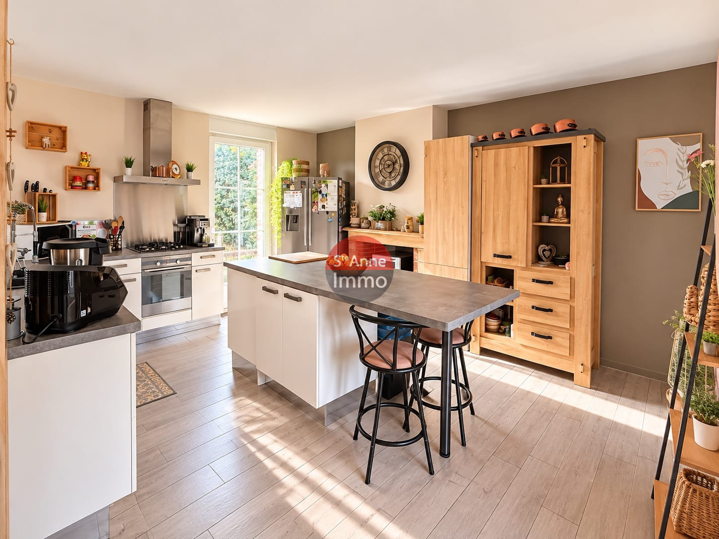 Immo80 – L'immobilier à Amiens et dans la Somme-CHAMPIEN – 120m2 – CORPS DE FERME – 3 CHAMBRES – AUTONOMIE DE PLAIN PIED – DEPENDANCES – GARAGE – COUR – JARDI