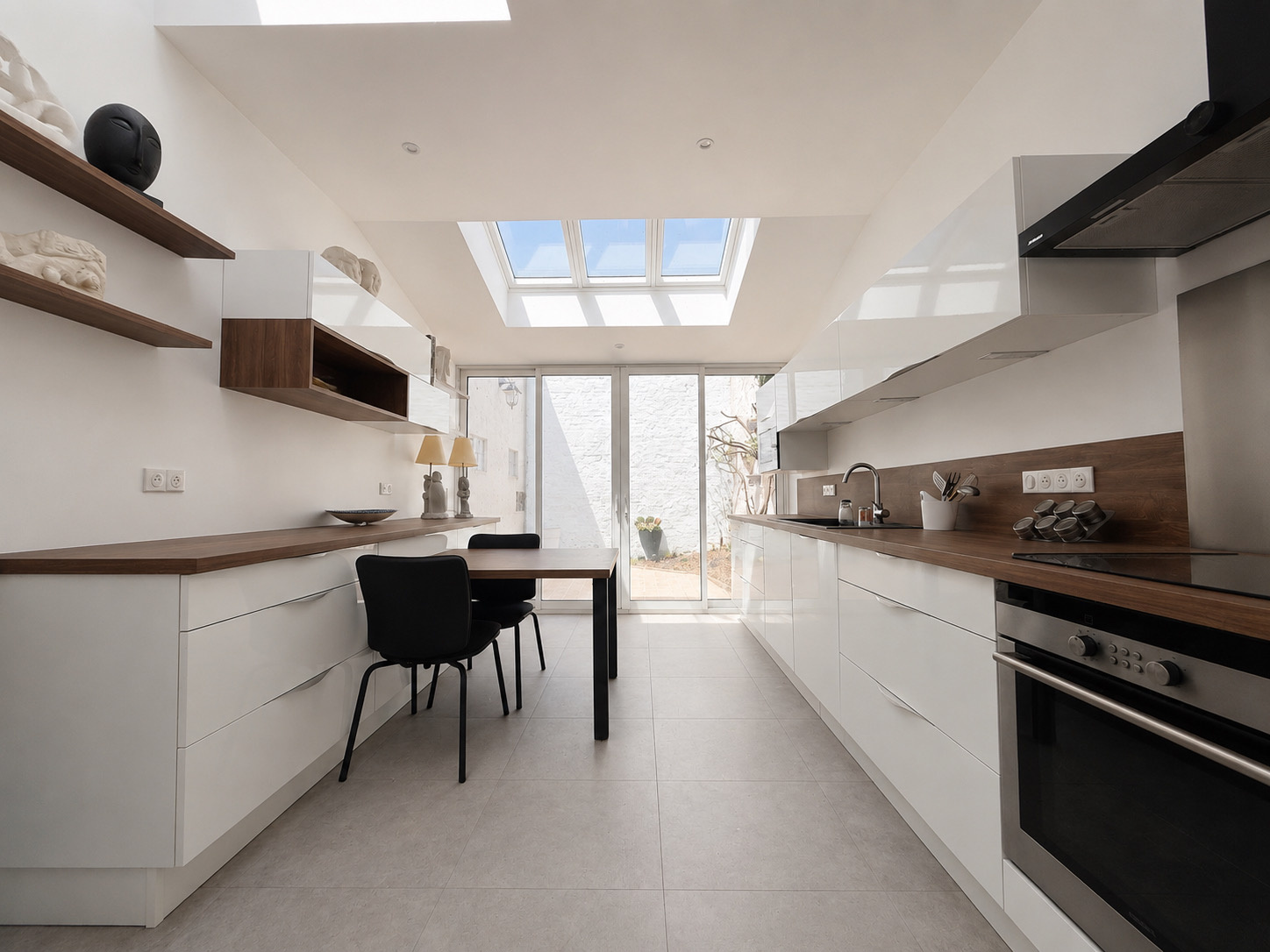 Immo80 – L'immobilier à Amiens et dans la Somme-AMIENS – QUARTIER SAINT ACHEUL – MAISON DE MAITRE – 4 CHAMBRES – COUR – GARAGE – CAVE