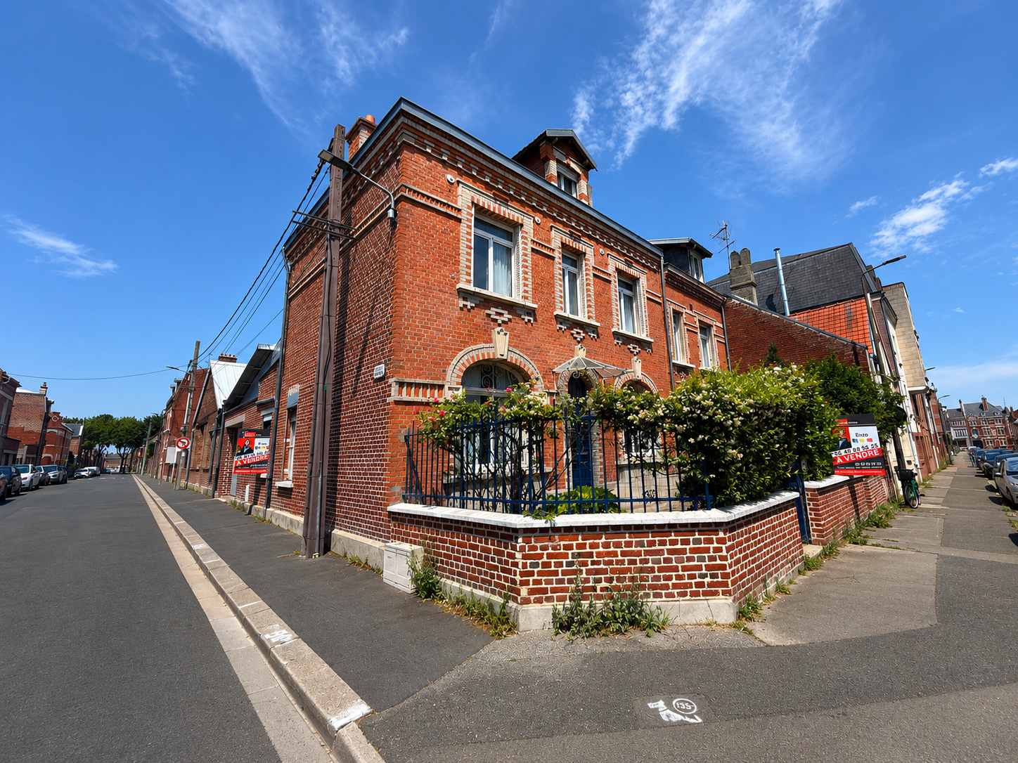 Immo80 – L'immobilier à Amiens et dans la Somme-AMIENS – QUARTIER SAINT ACHEUL – MAISON DE MAITRE – 4 CHAMBRES – COUR...